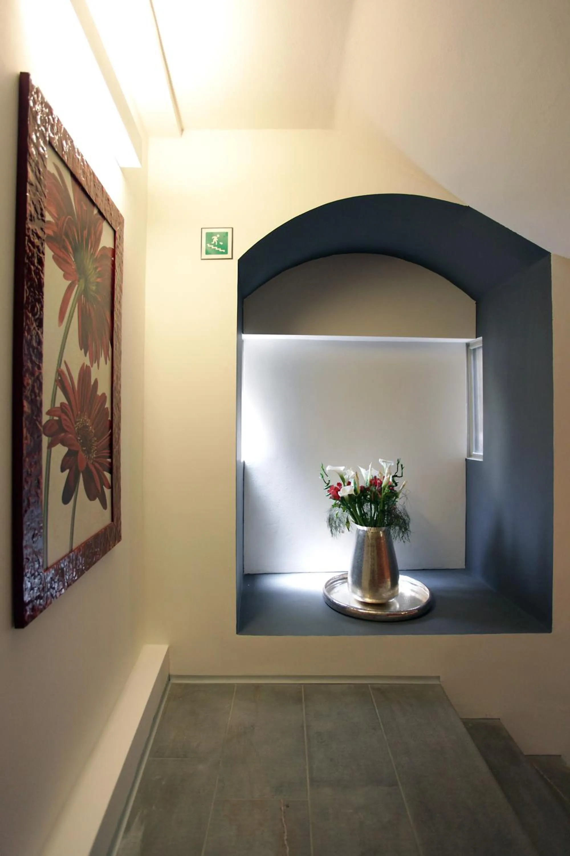 Decorative detail in Albergo al Vecchio Tram