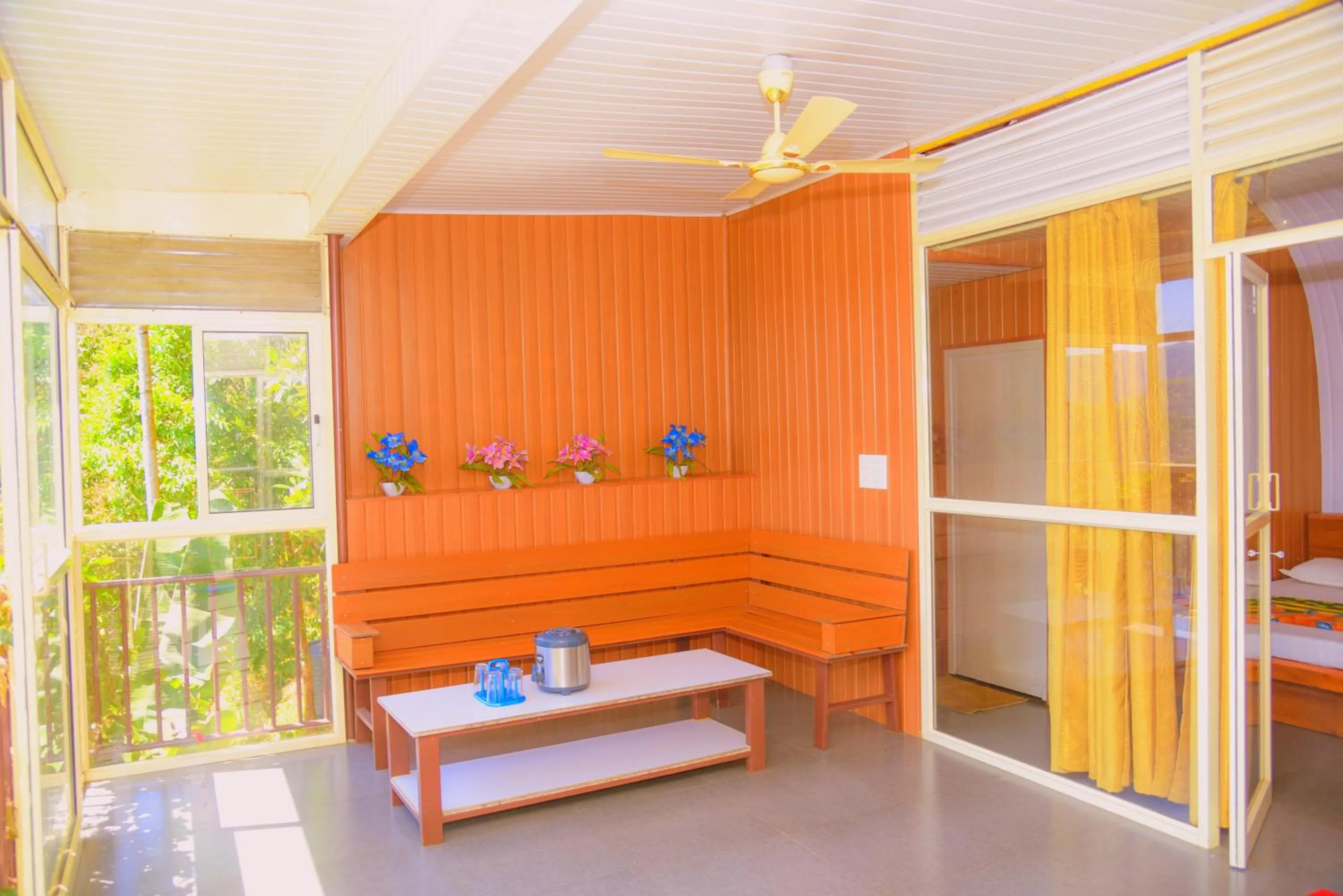 Bed in Theeram Agro Farm Hill Resort Pool Villa Vagamon