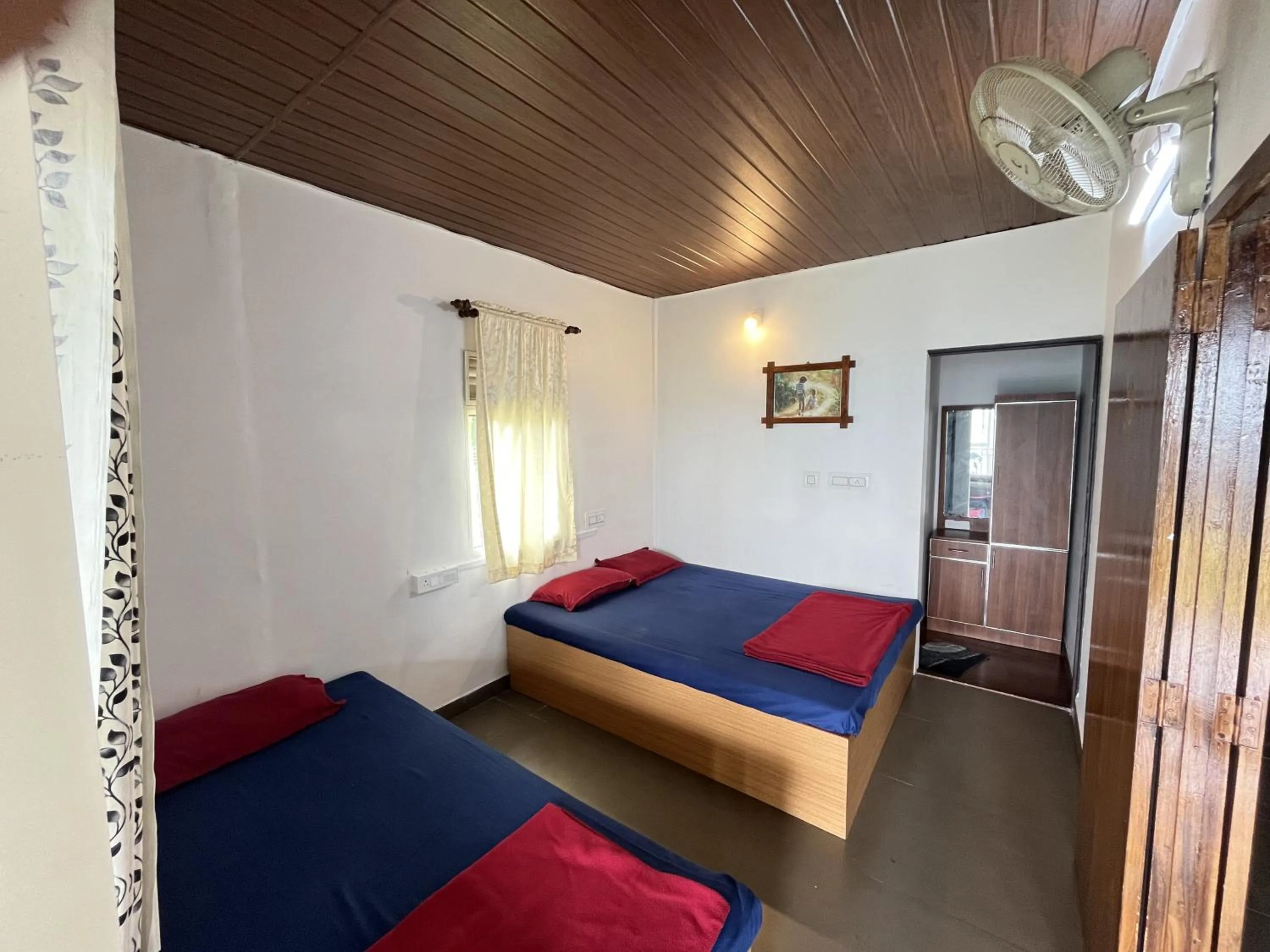 Bed in Theeram Agro Farm Hill Resort Pool Villa Vagamon