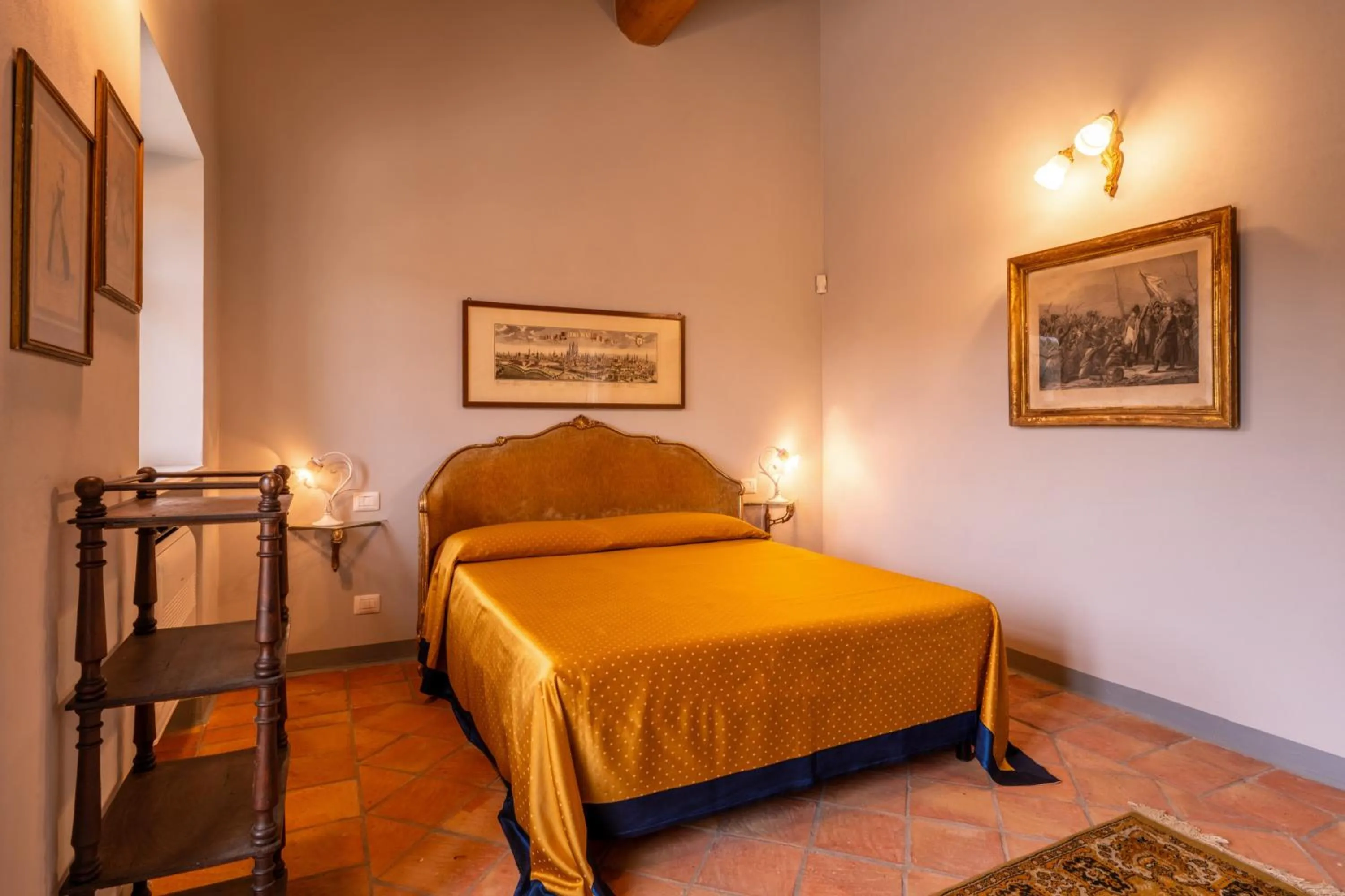 Bed in Villa Bricco dei Cogni