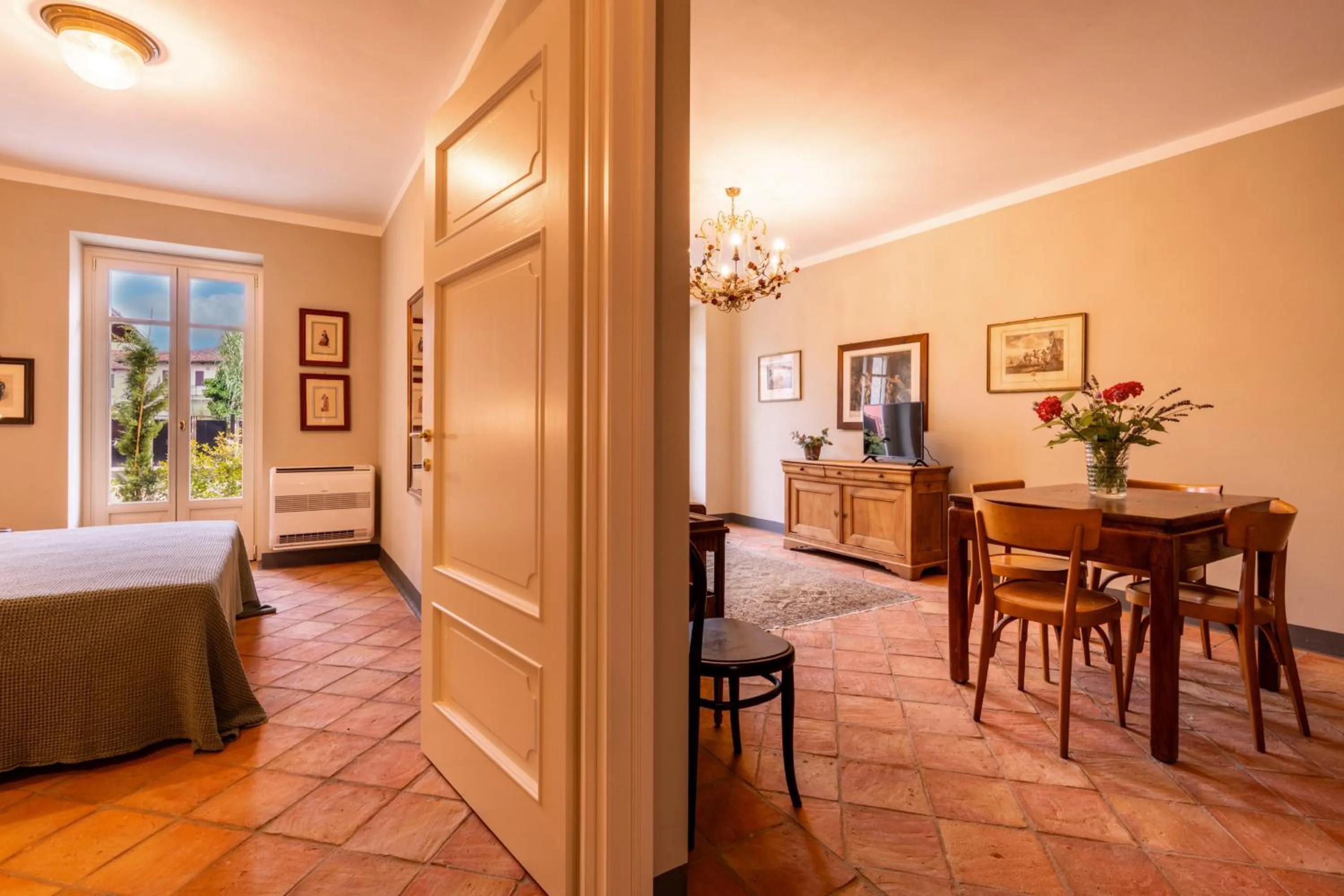 Bed in Villa Bricco dei Cogni