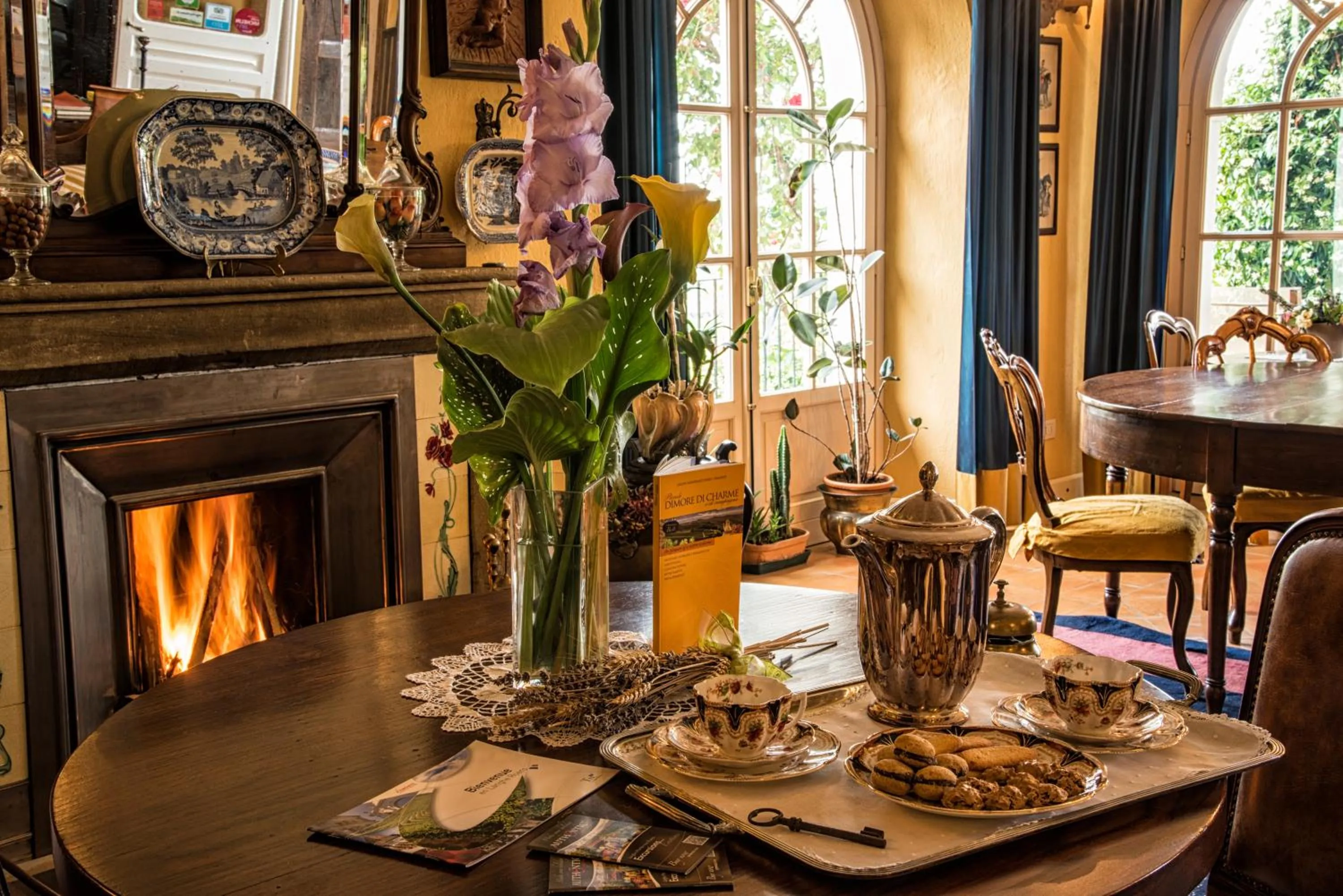 Living room in Villa Bricco dei Cogni