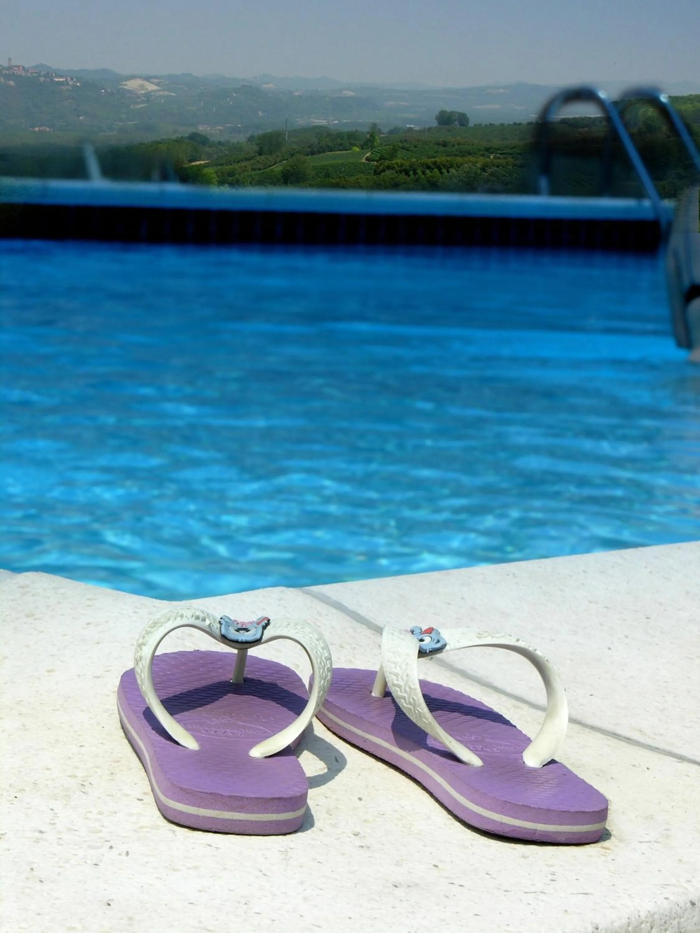 Pool view in Villa Bricco dei Cogni