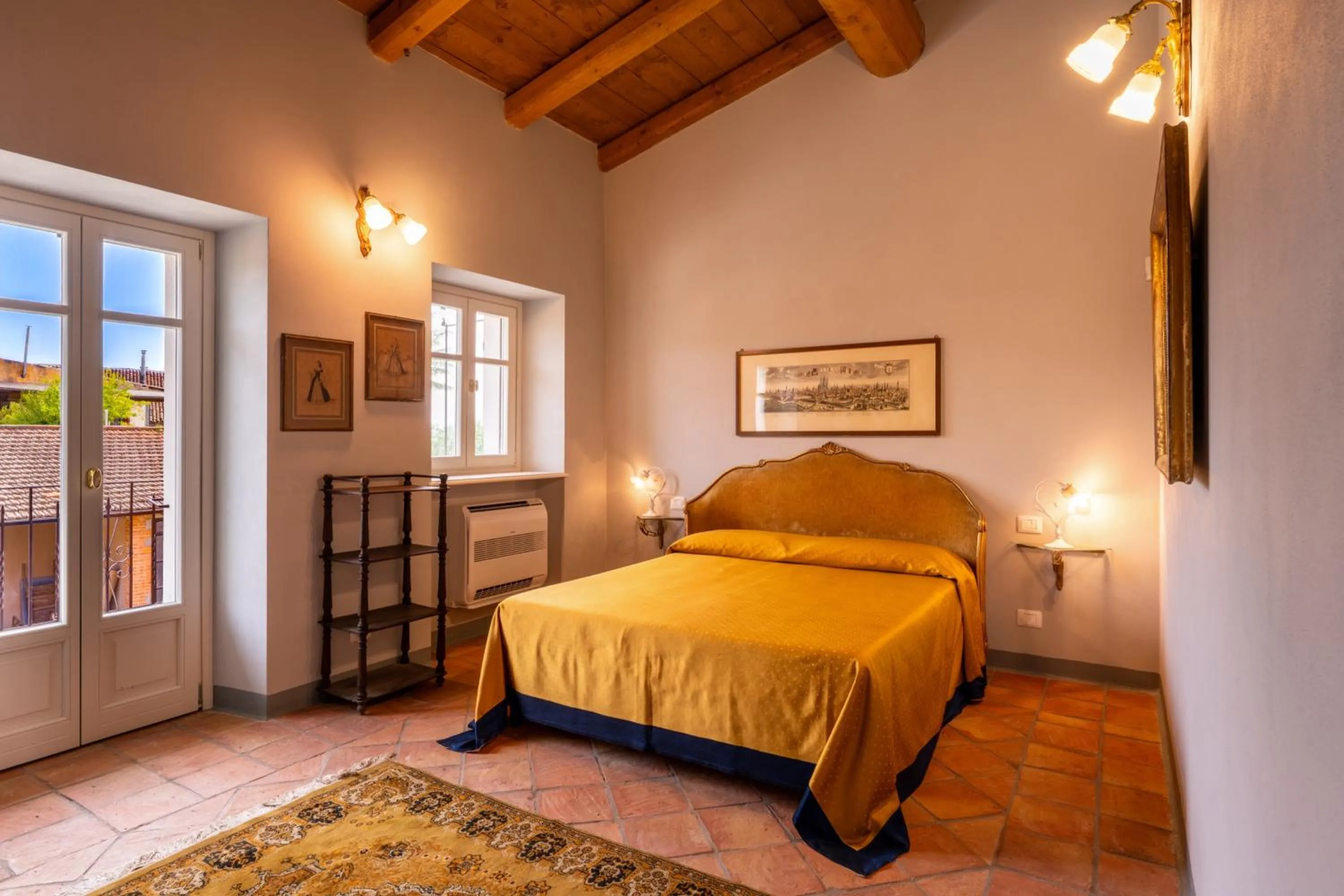 Bed in Villa Bricco dei Cogni