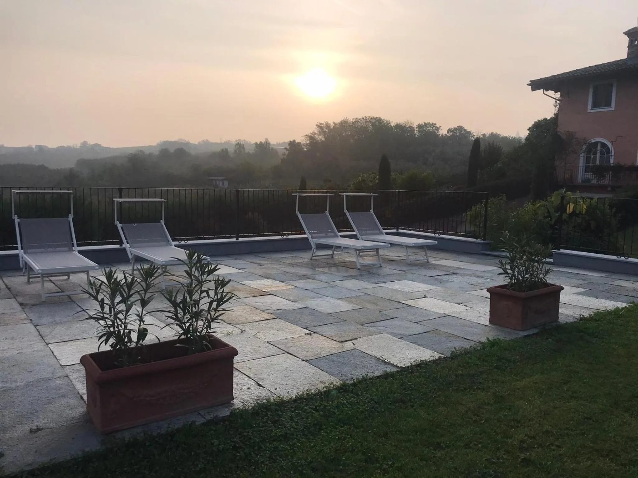 Natural landscape in Villa Bricco dei Cogni