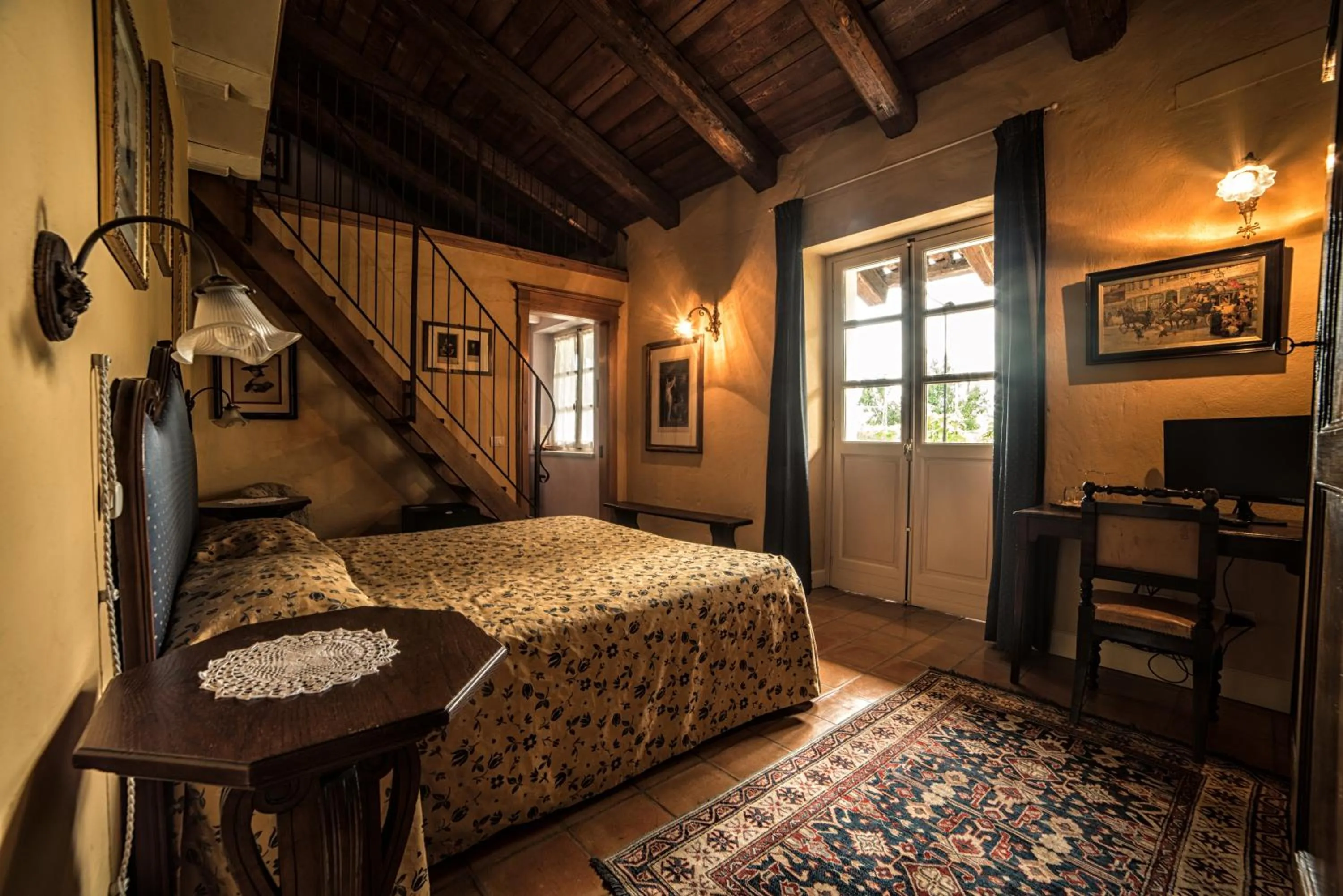 Bed in Villa Bricco dei Cogni