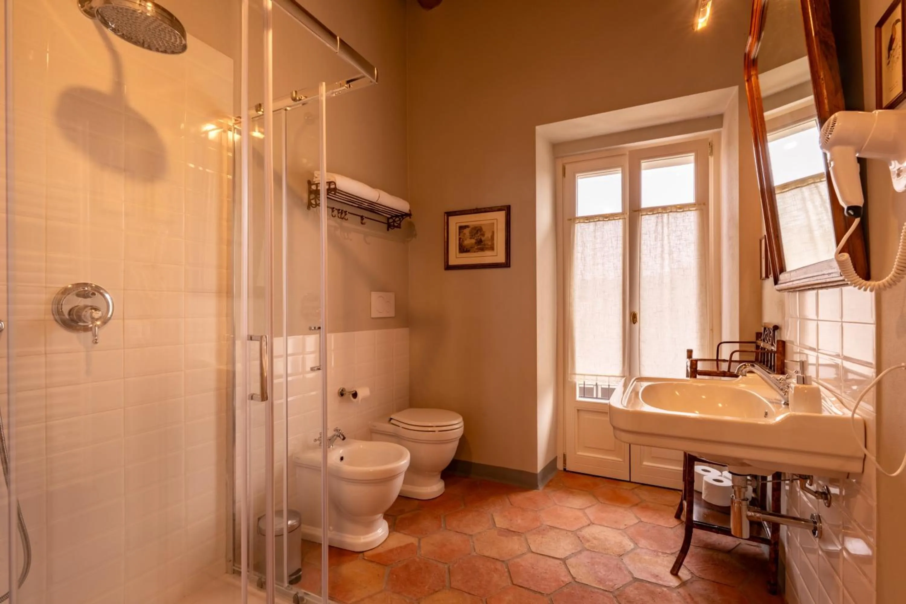 Shower in Villa Bricco dei Cogni