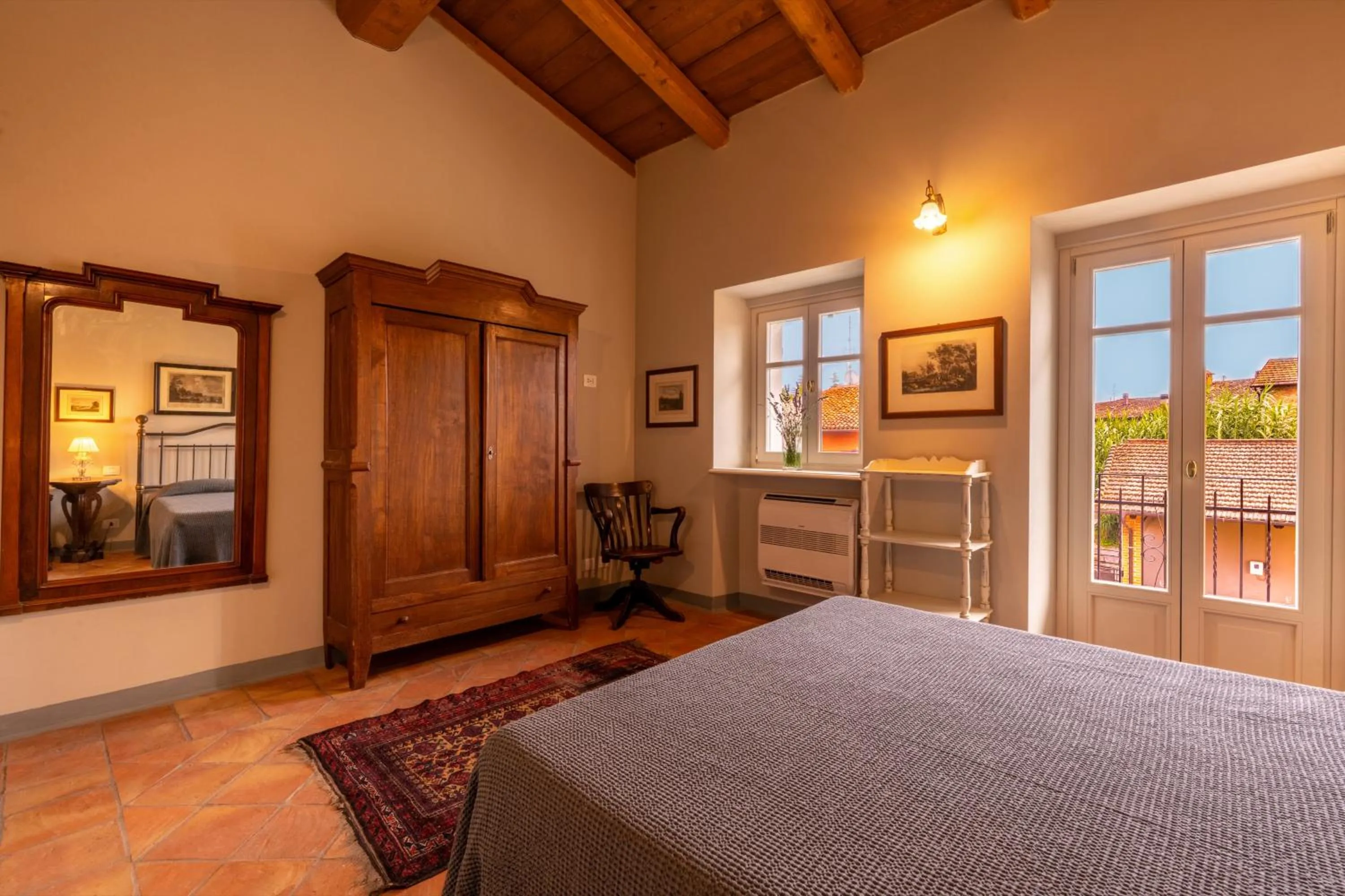 Bed in Villa Bricco dei Cogni