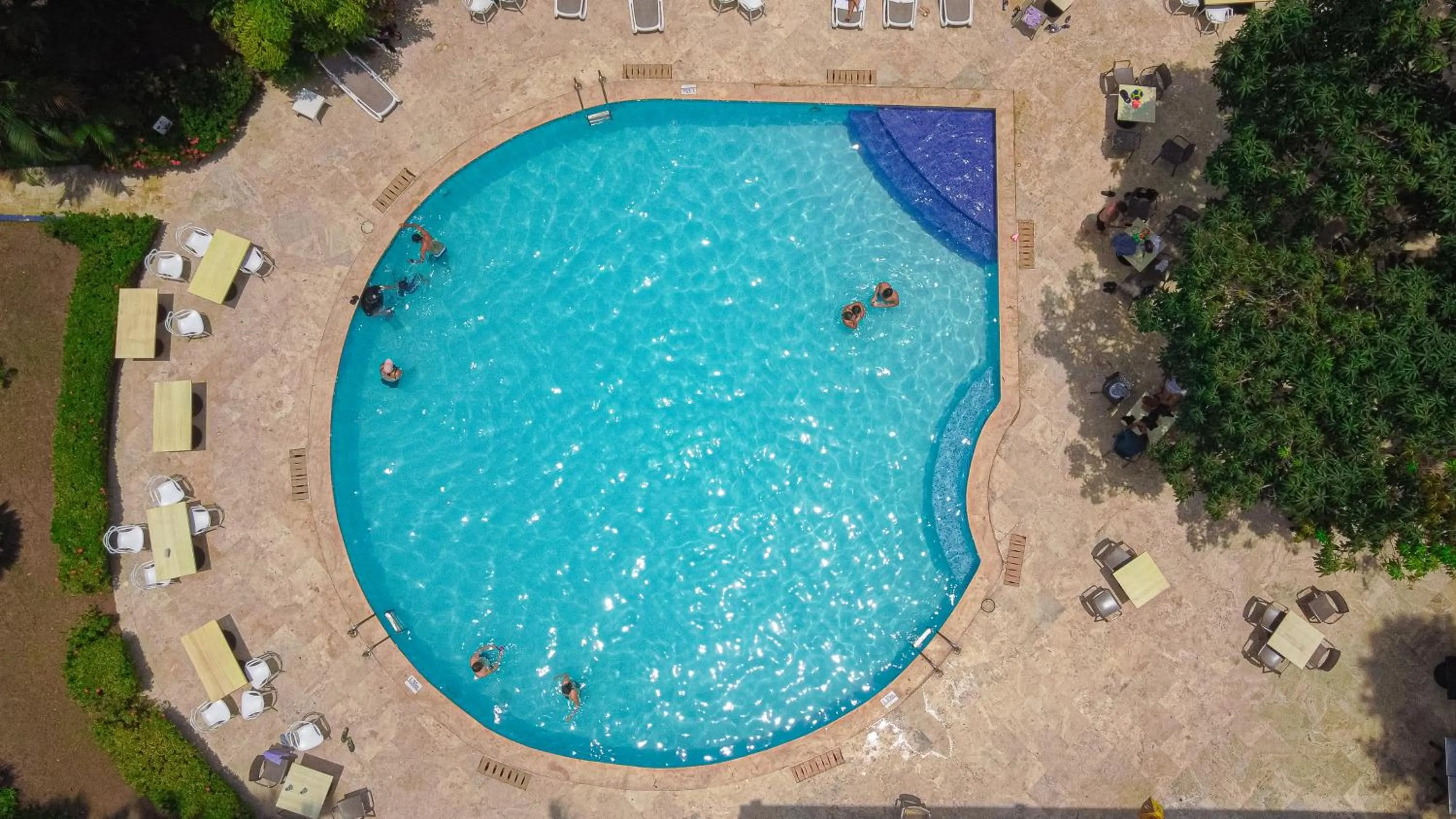 Swimming pool in Hotel Barranquilla Plaza