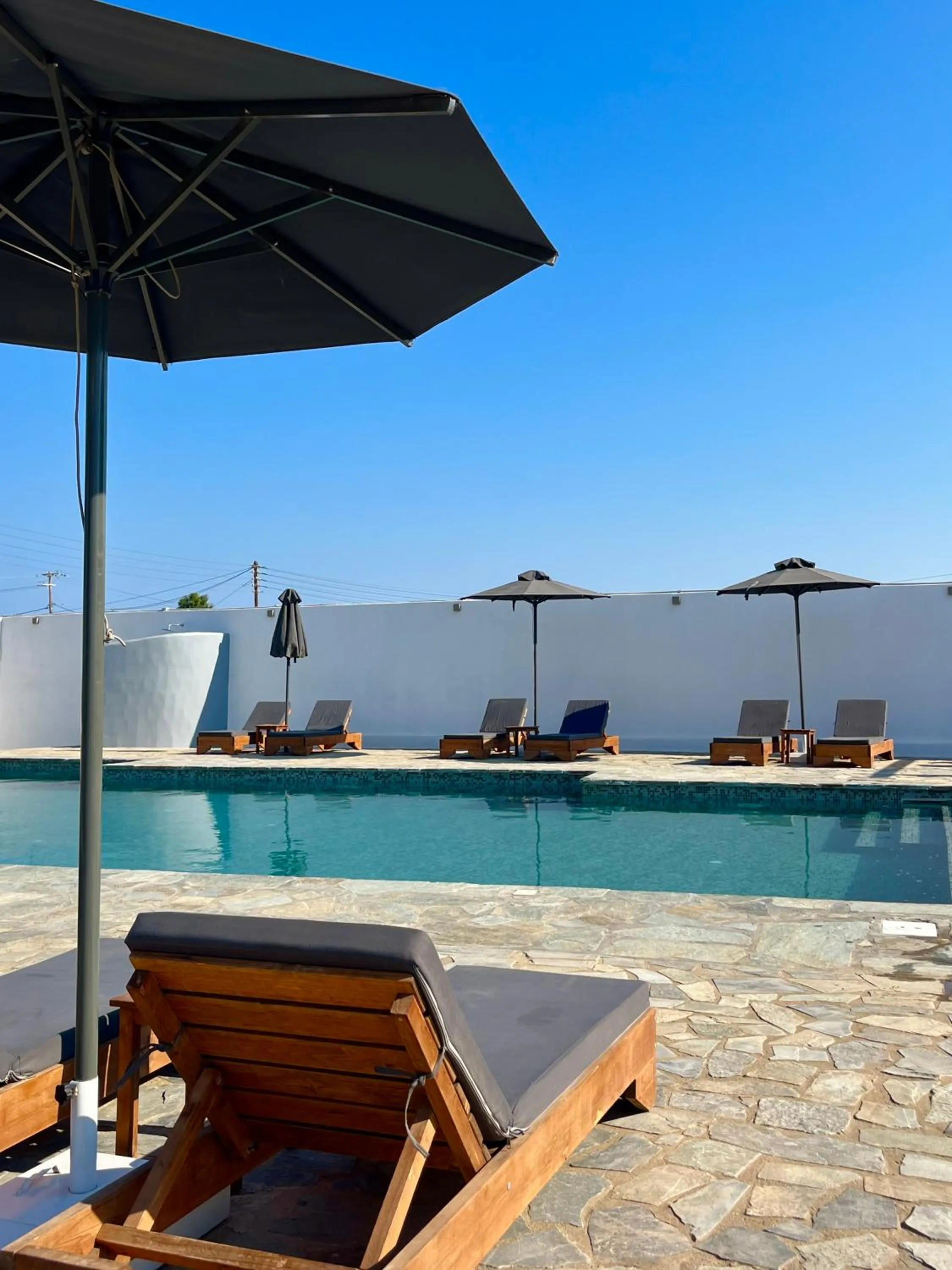 Swimming pool in Fikas Hotel