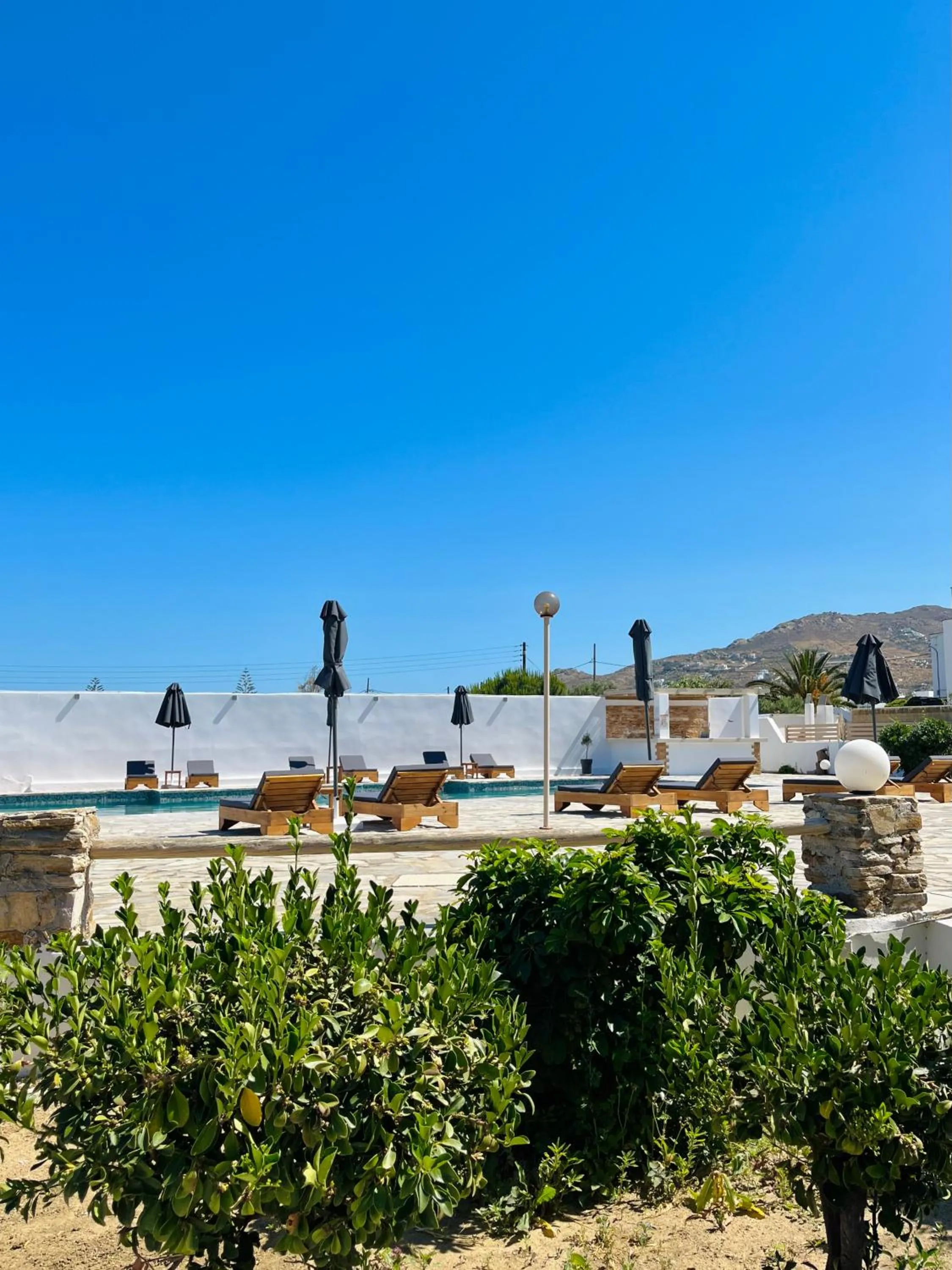 Swimming pool in Fikas Hotel