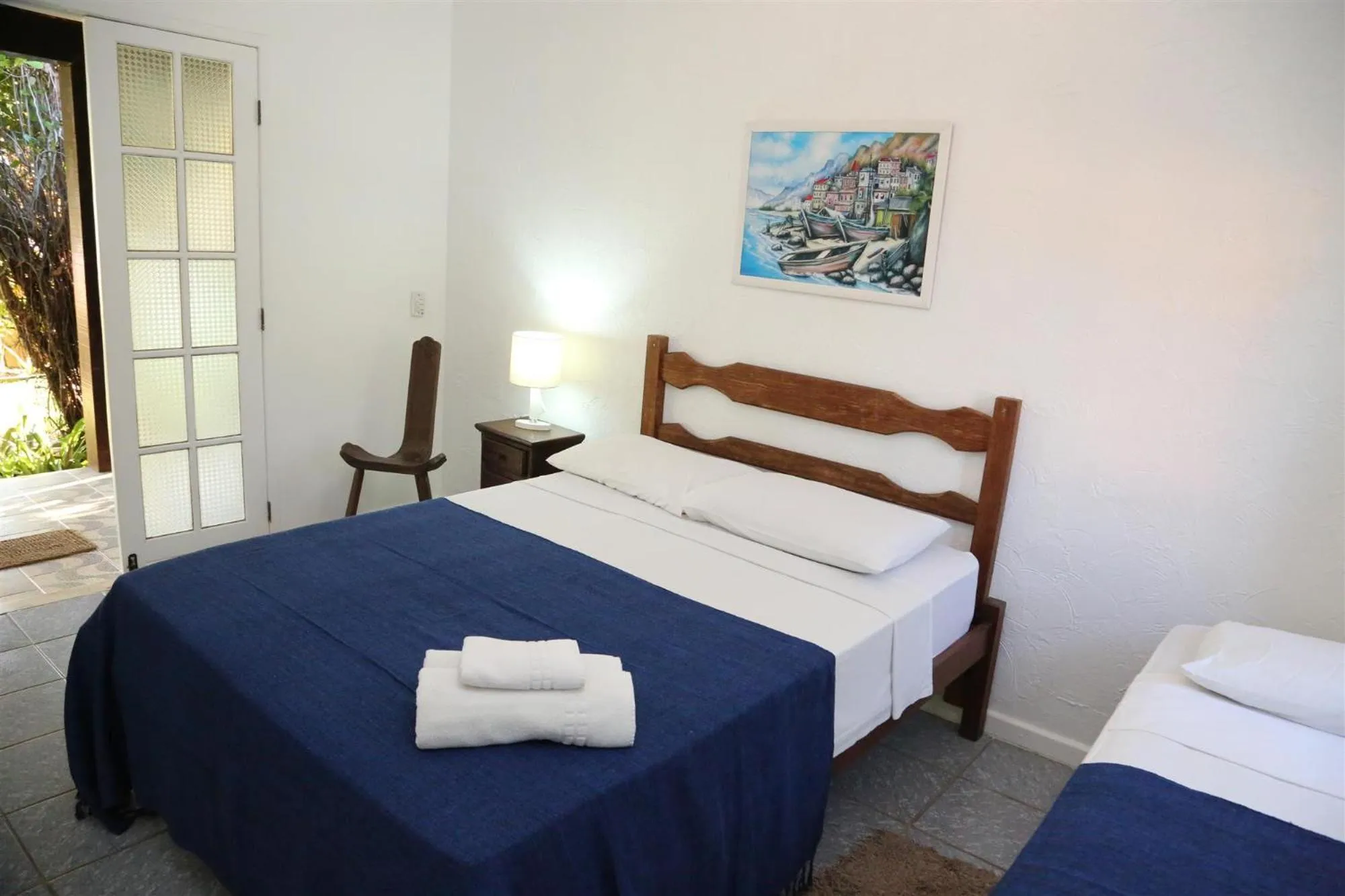 Bed in Pousada Solar Dos Corais