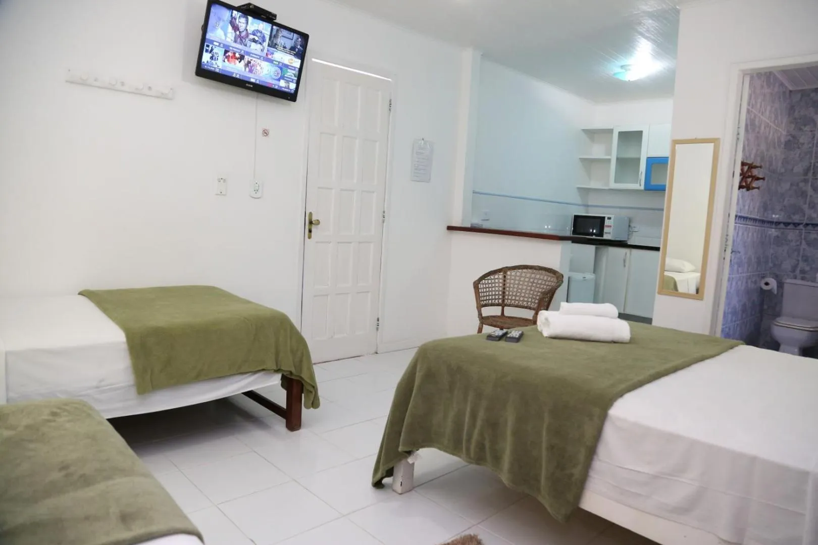 Photo of the whole room, Bed in Pousada Solar Dos Corais