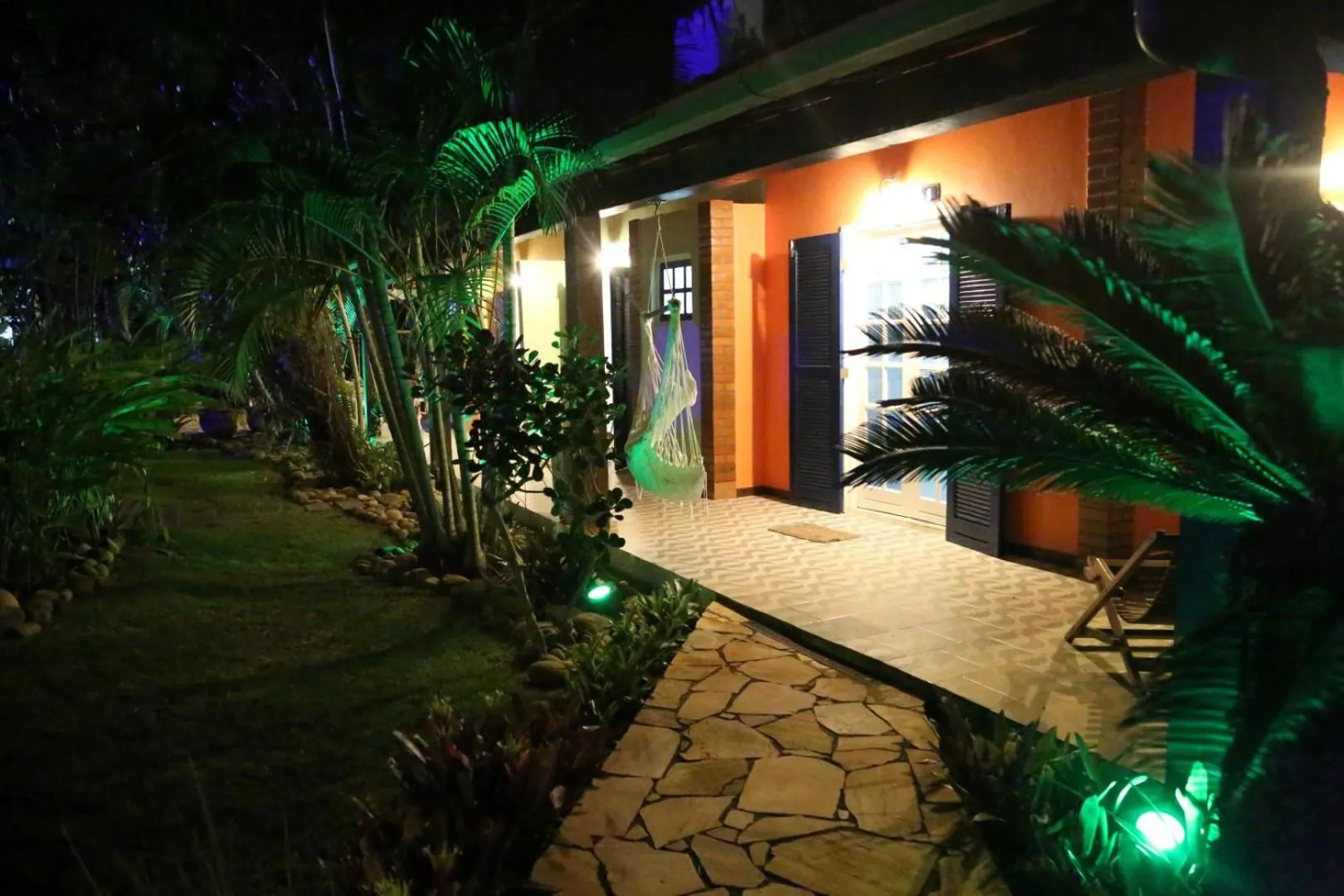 Inner courtyard view in Pousada Solar Dos Corais