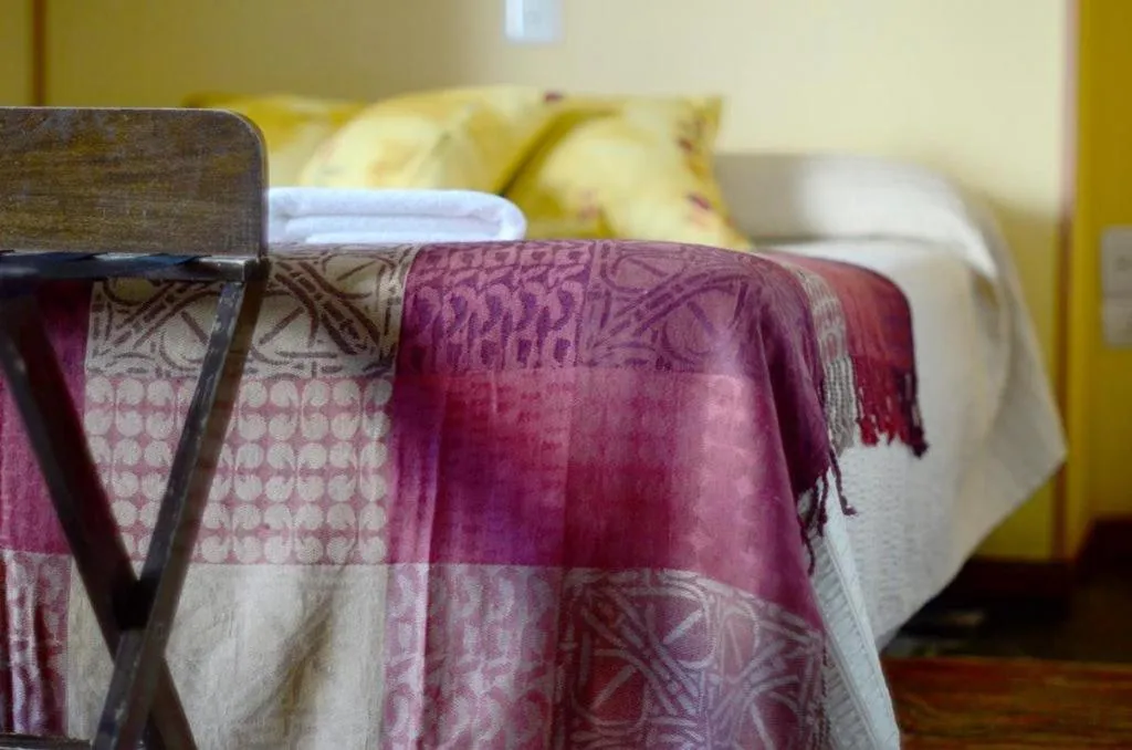 Bed in Hosteria Amparo