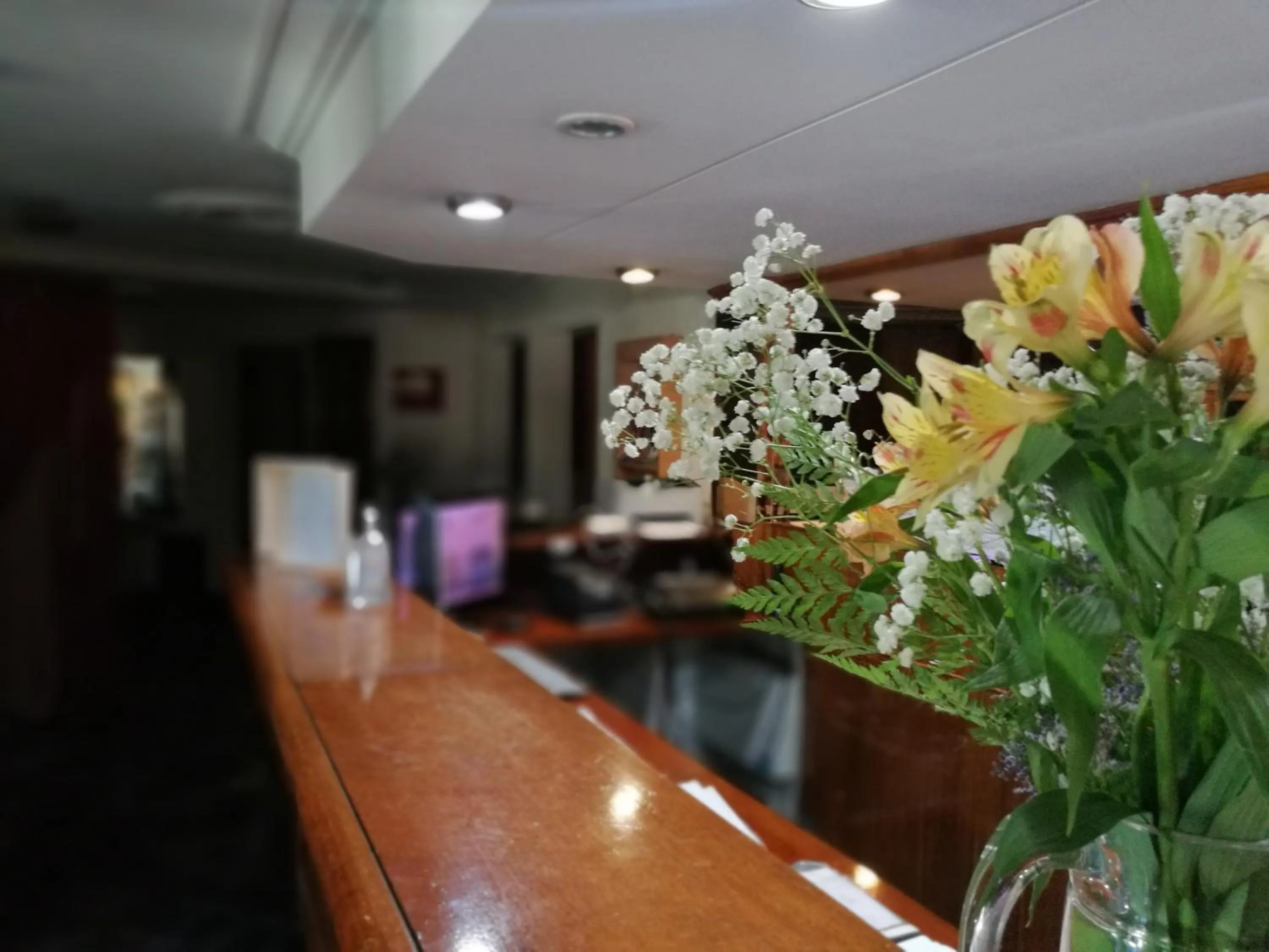 Lobby or reception in Hosteria Amparo