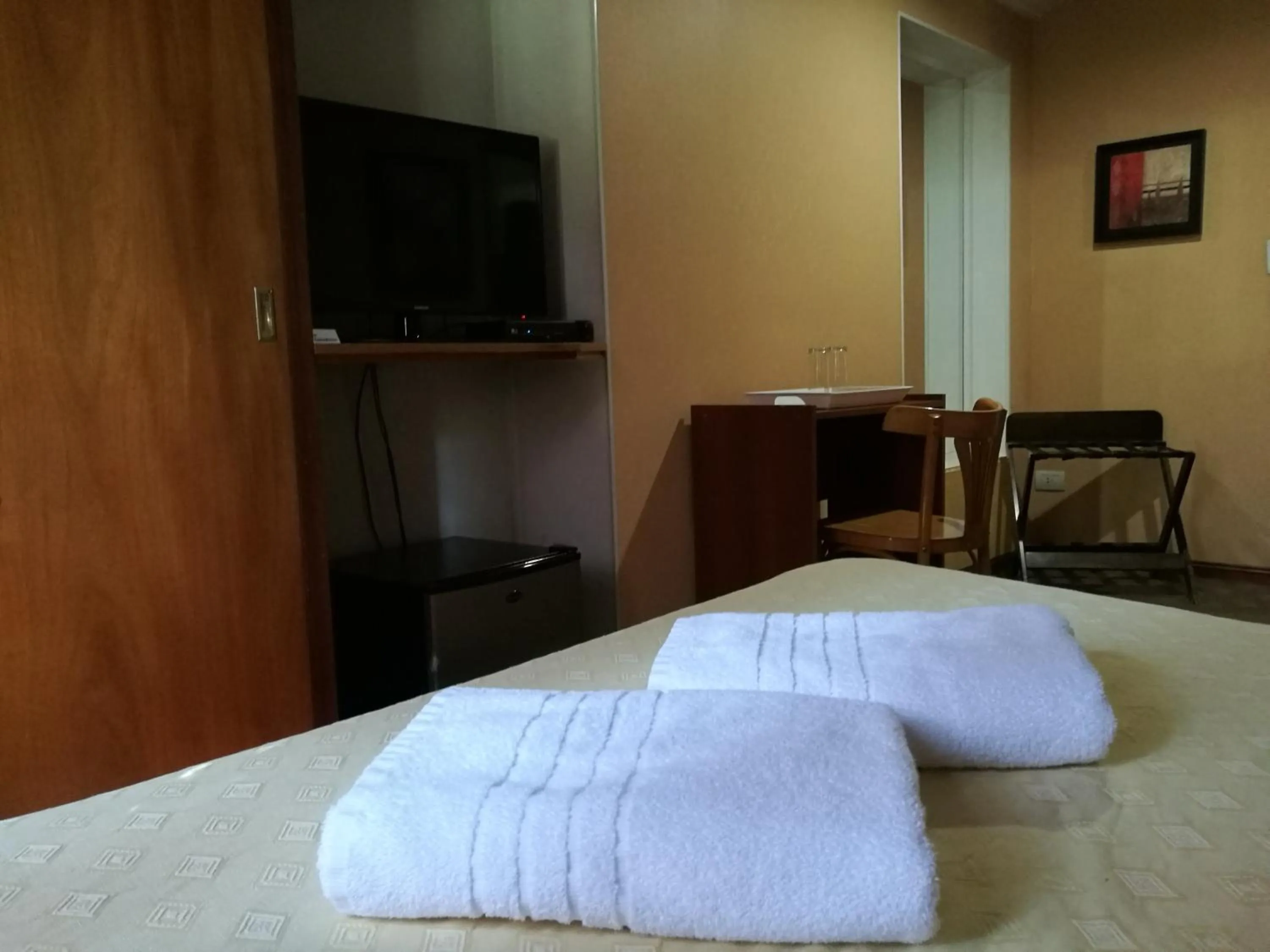 Bed in Hosteria Amparo