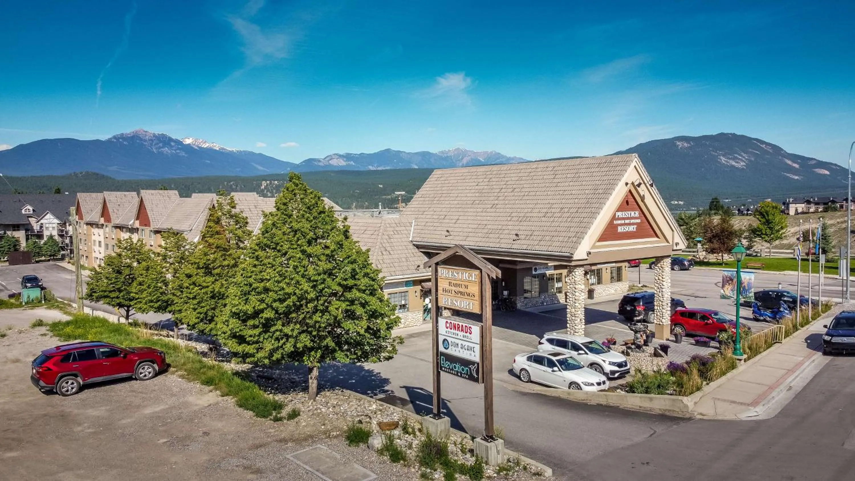 Property building in Prestige Radium Hot Springs Resort, WorldHotels Crafted