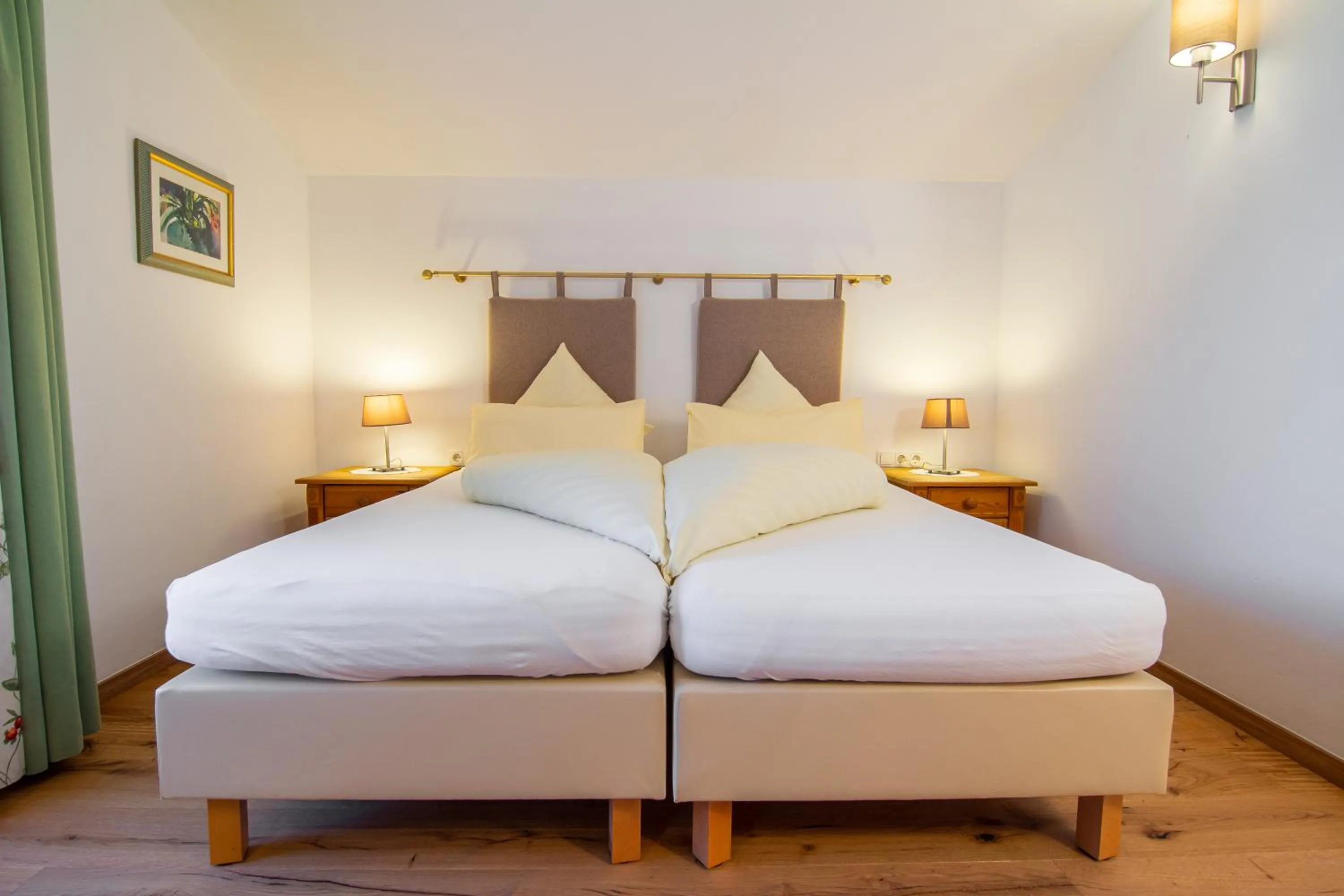 Bed in Hotel Sonnhof