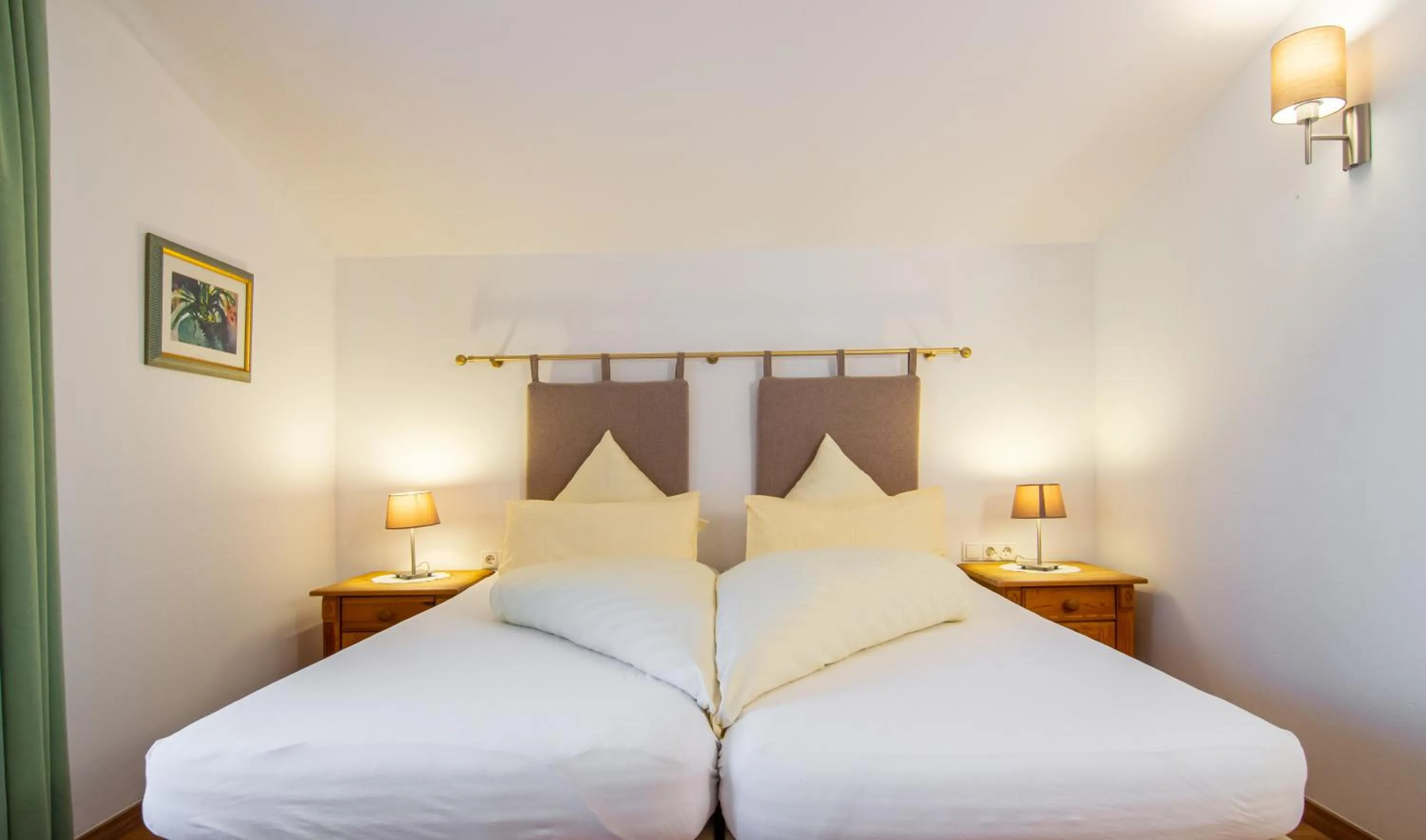 Bed in Hotel Sonnhof