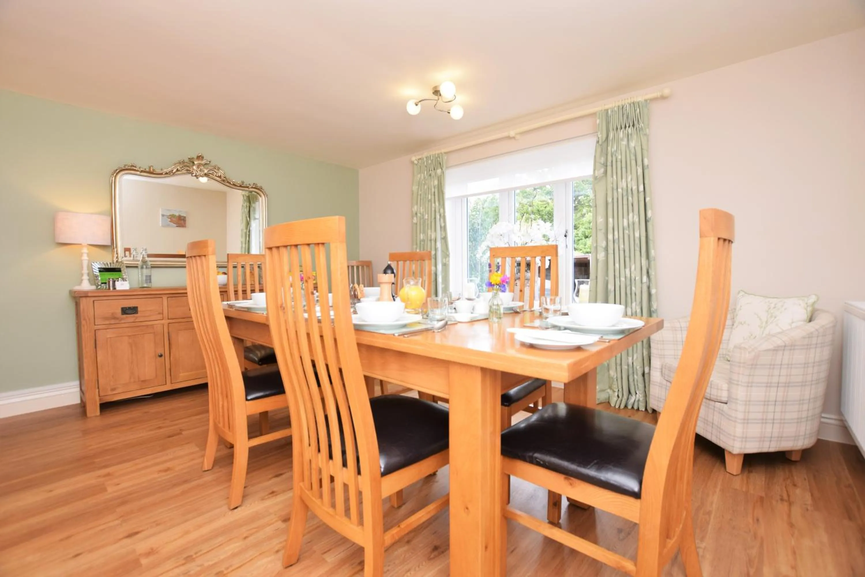 Dining area in The Old Dairy B&B