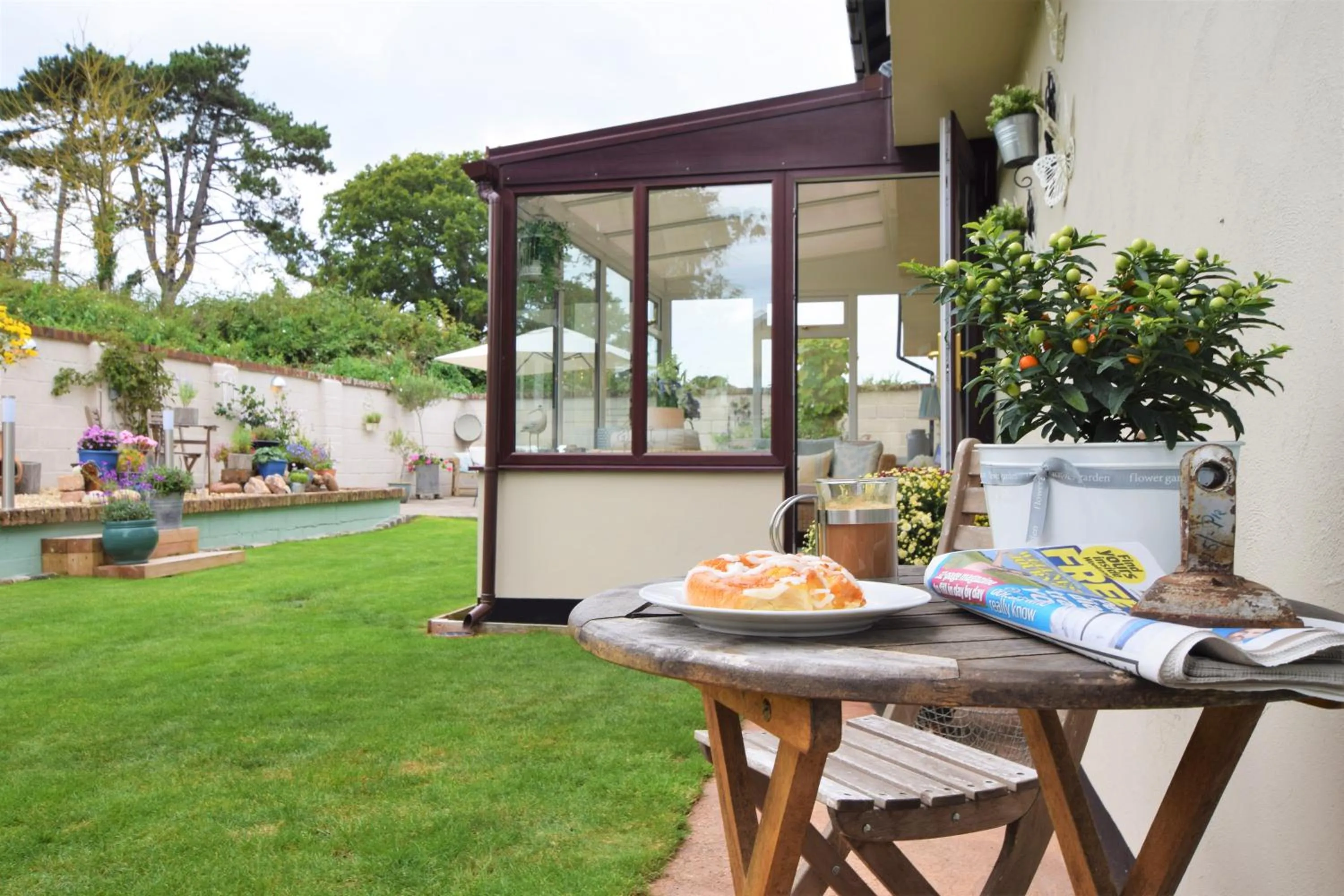 Patio in The Old Dairy B&B