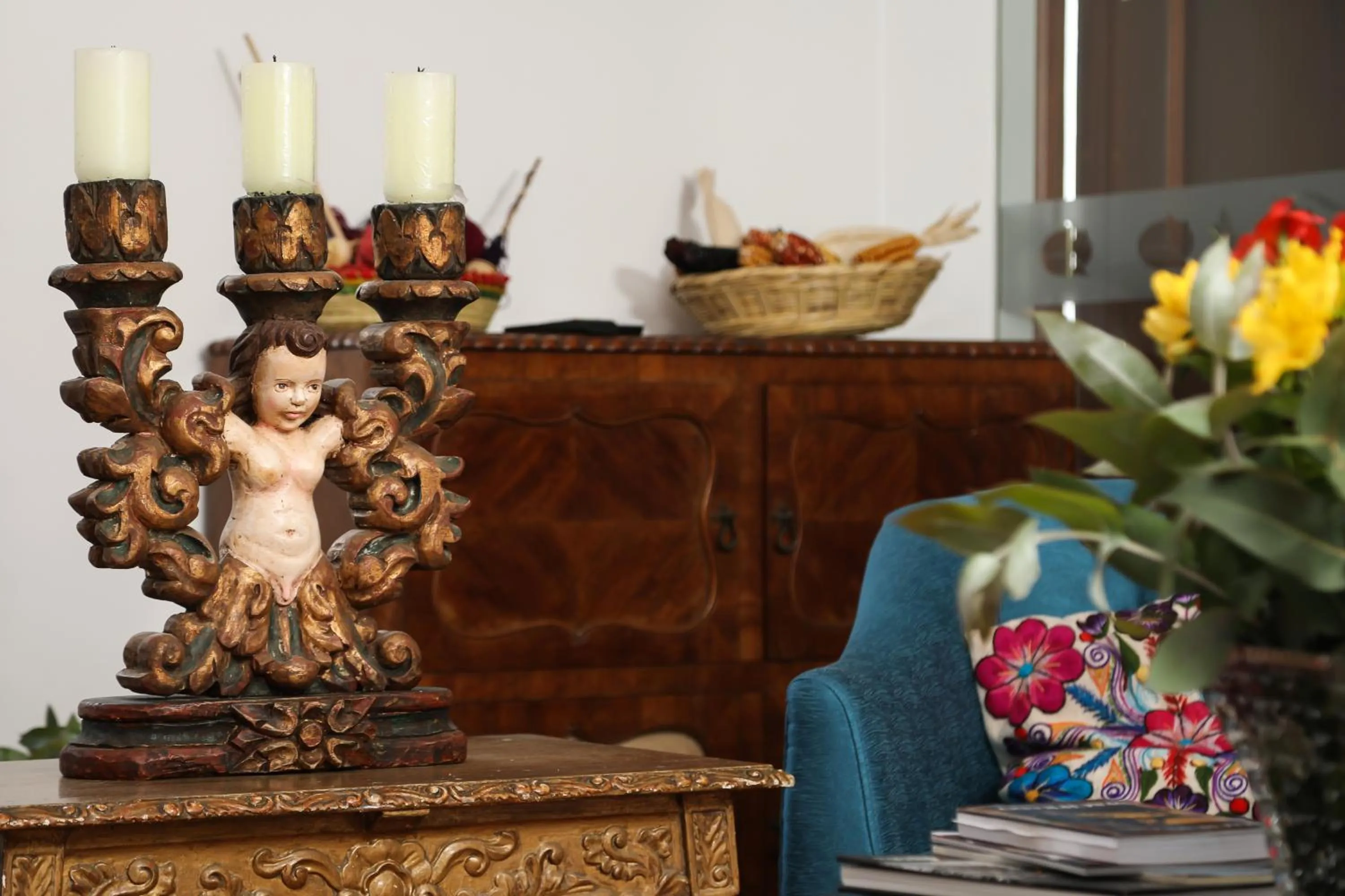 Decorative detail in Atoq San Blas Hotel