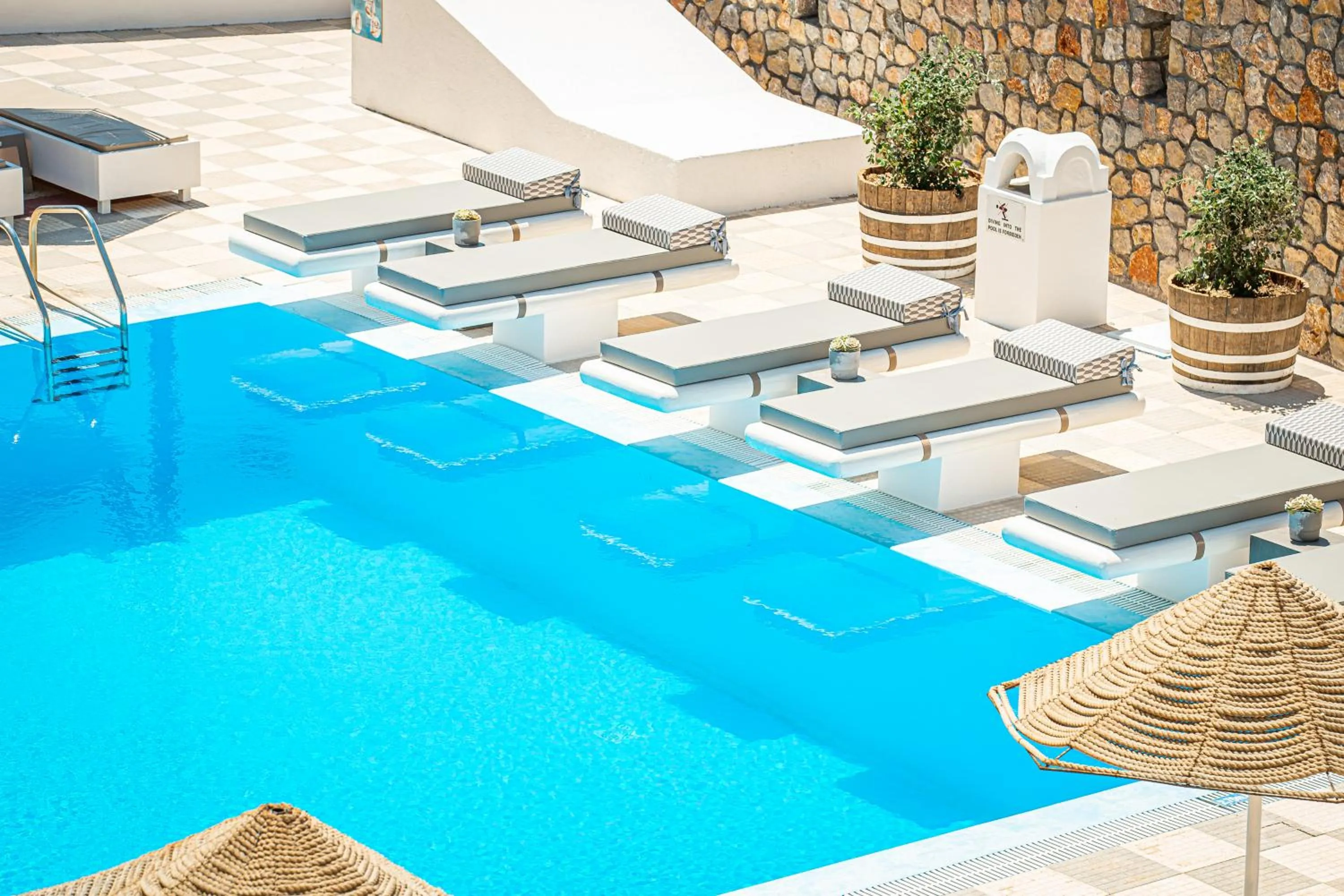 Pool view in Marianna Hotel