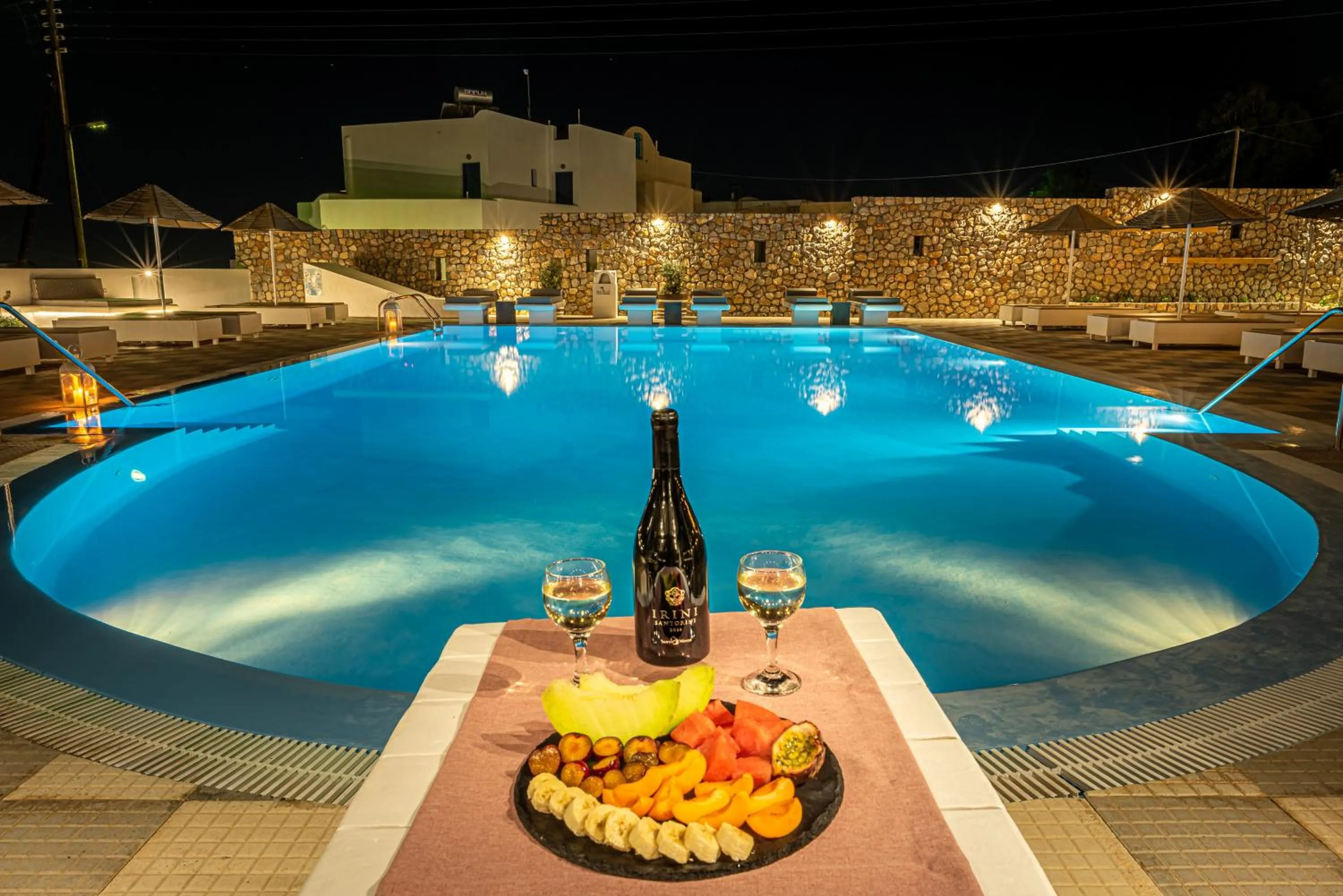 Pool view in Marianna Hotel