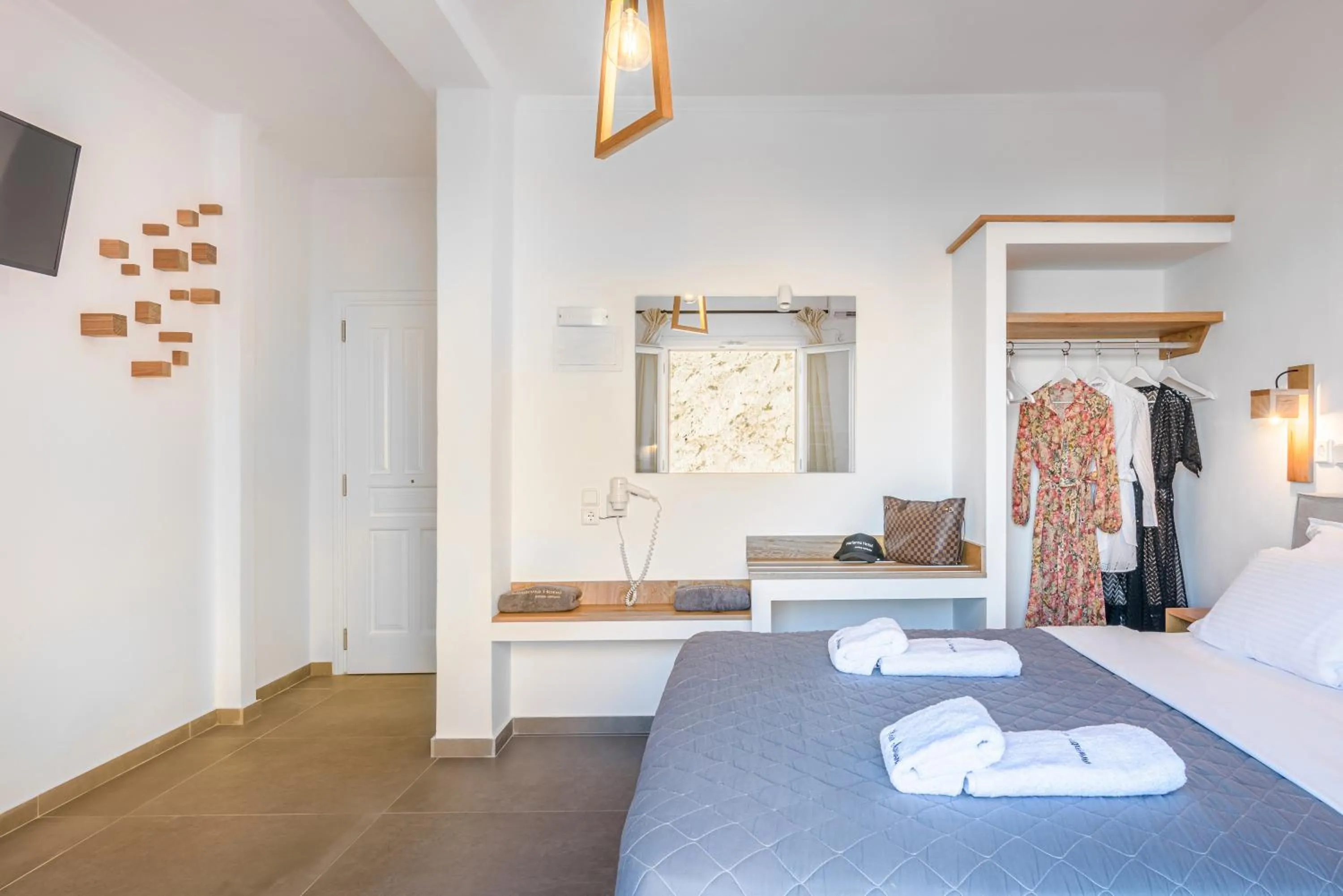 Bedroom, Bed in Marianna Hotel