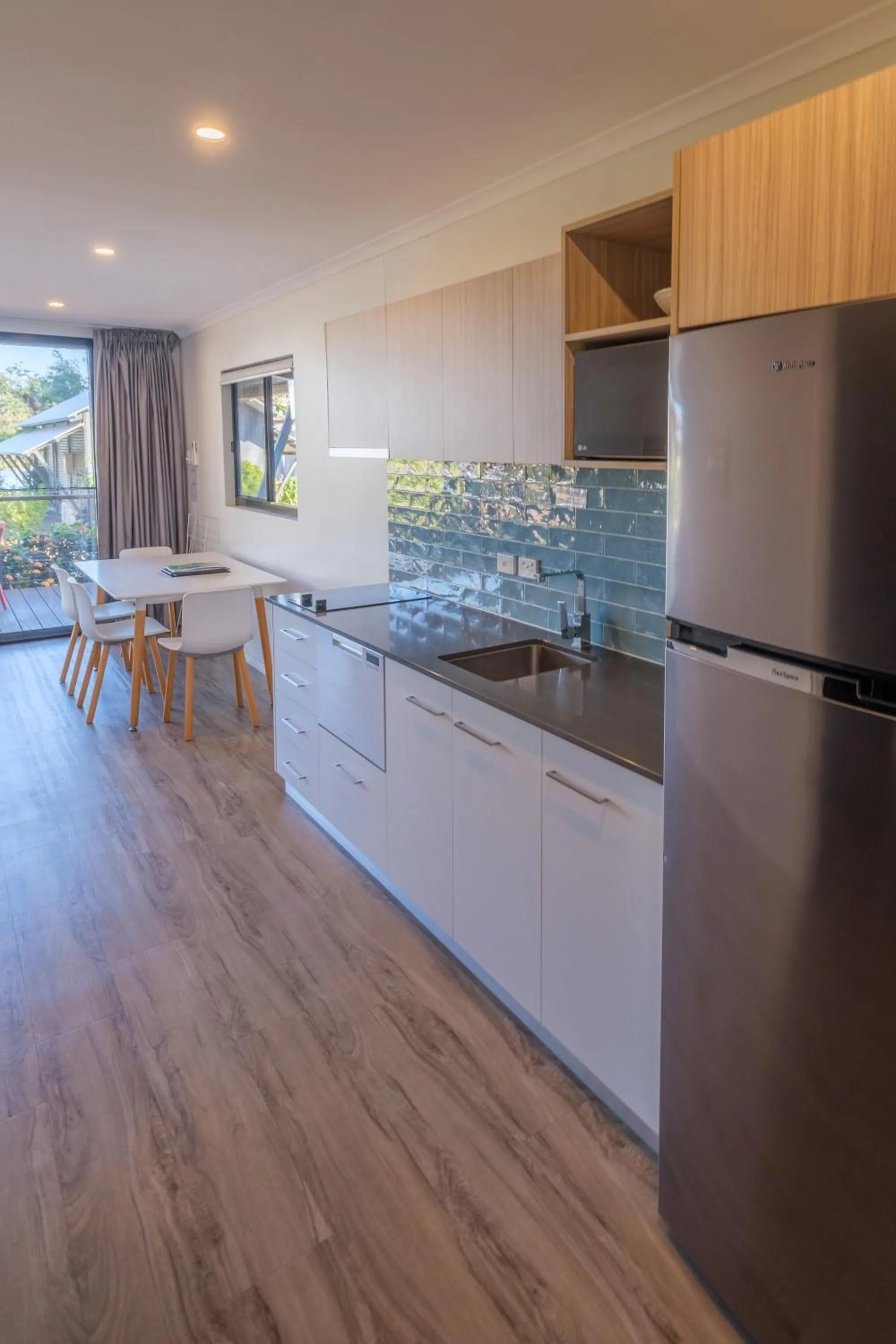 kitchen in Kimberleyland Waterfront Holiday Park