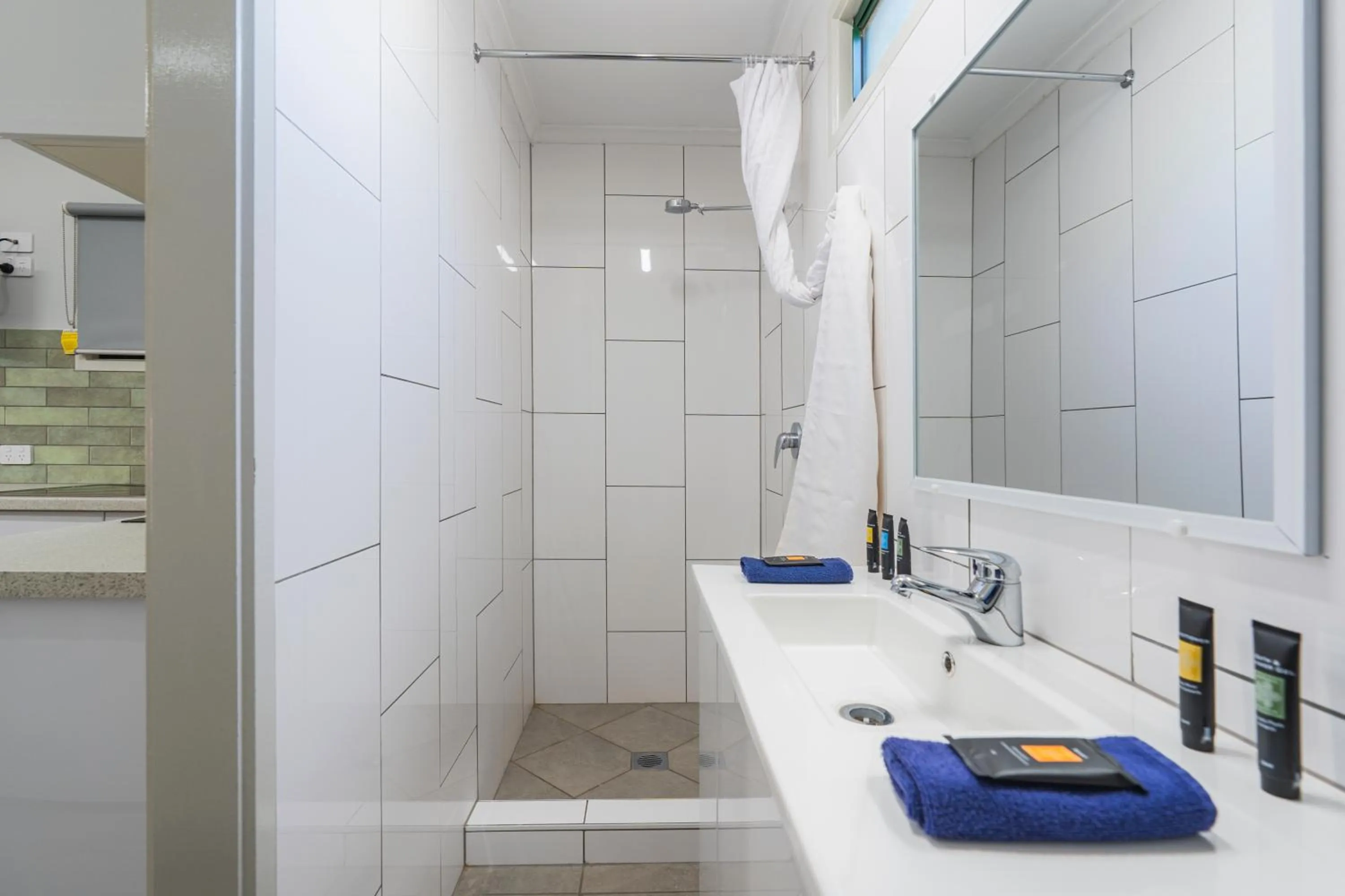 Shower in Kimberleyland Waterfront Holiday Park