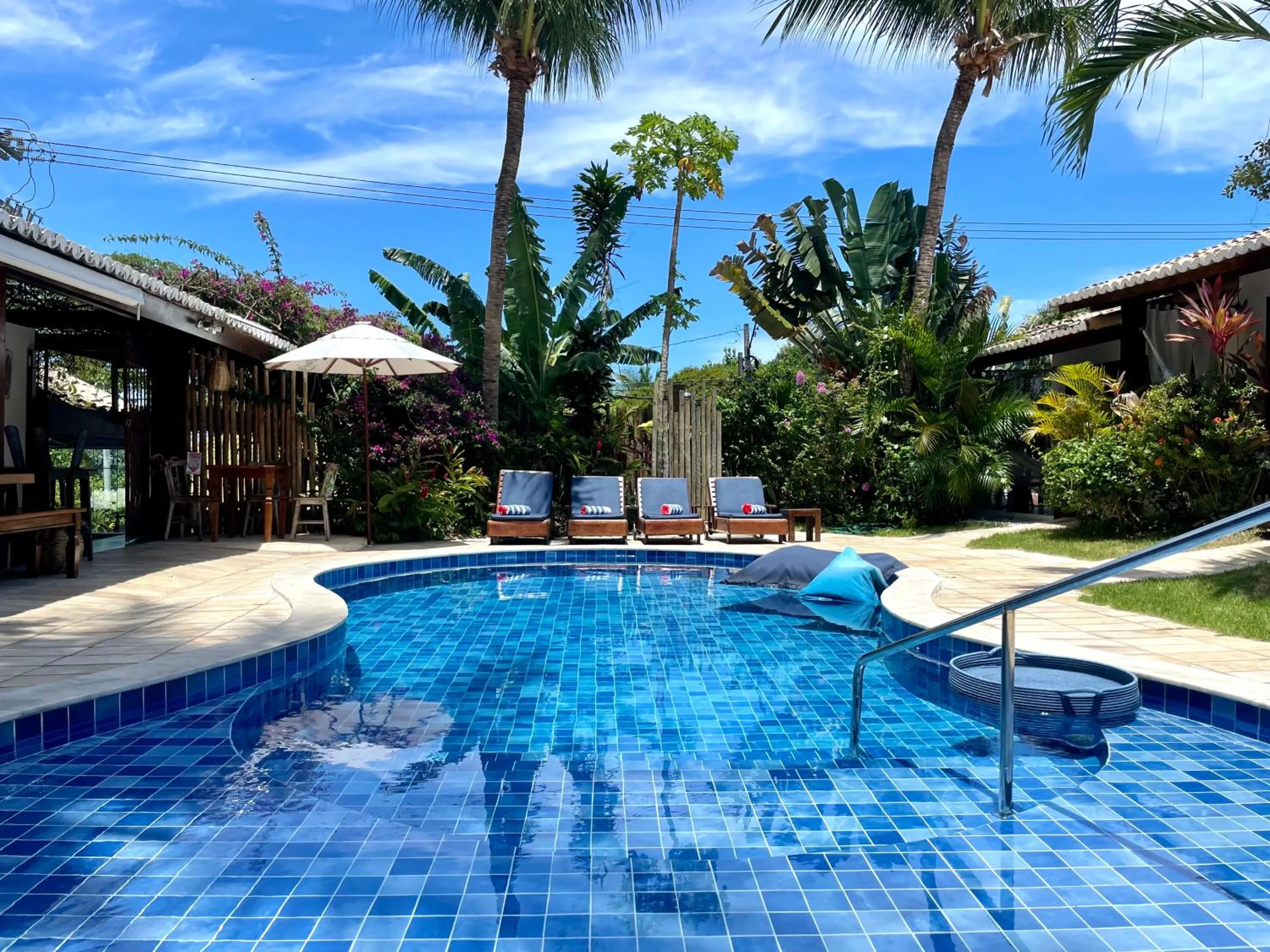 Swimming pool in Pousada Tartaruga Boutique Hotel