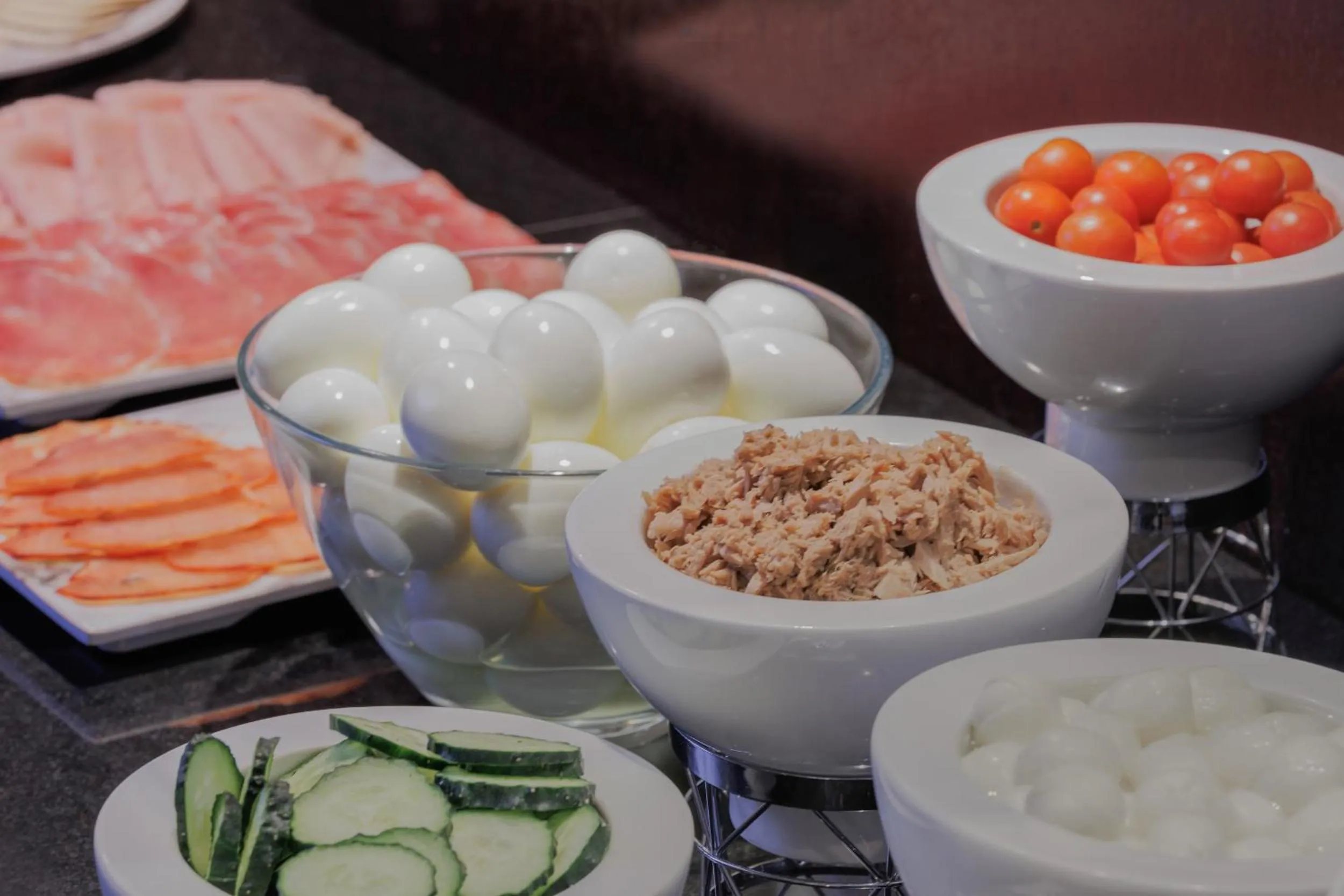 Buffet breakfast in Hotel Vilamarí