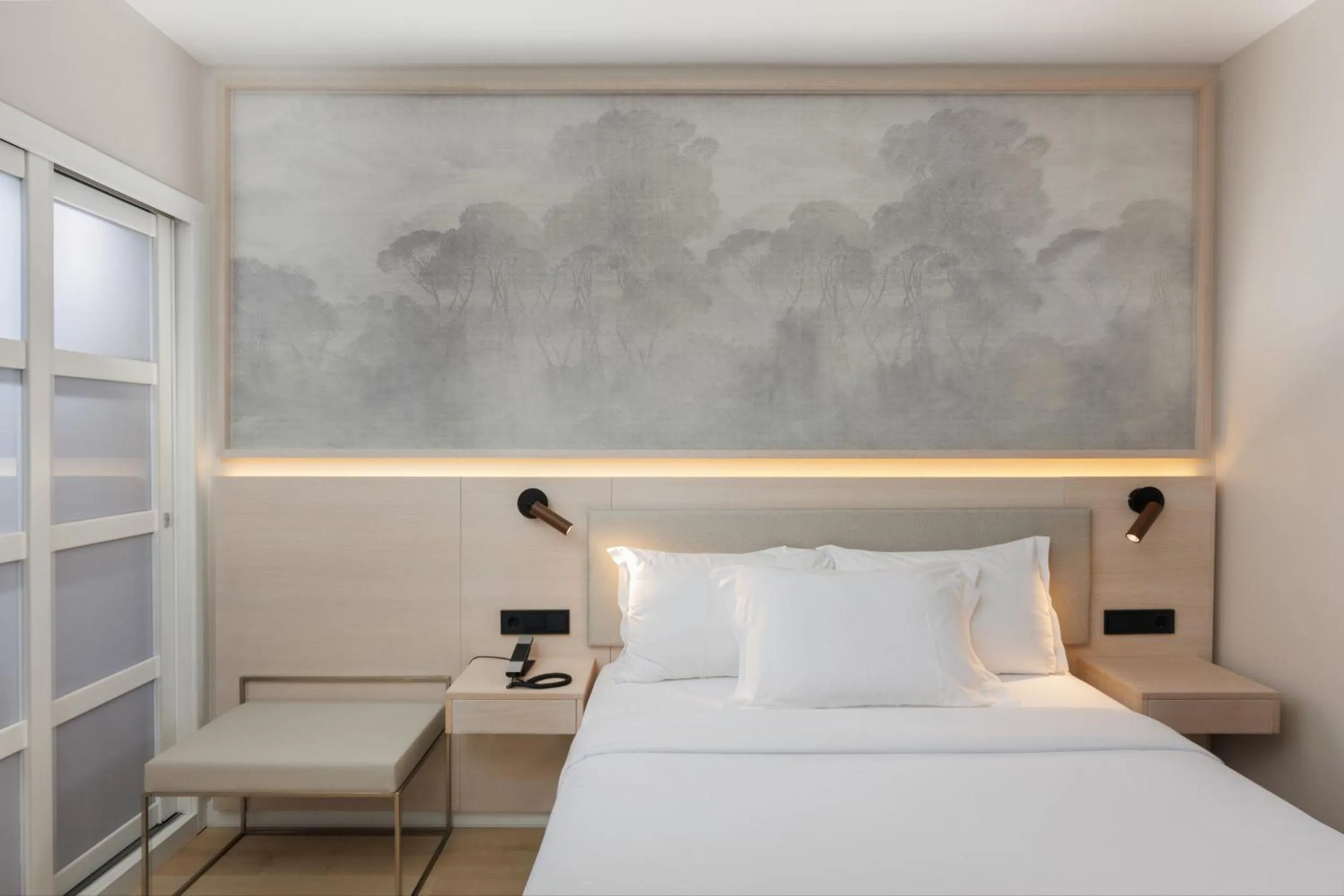 Bed in Hotel Vilamarí