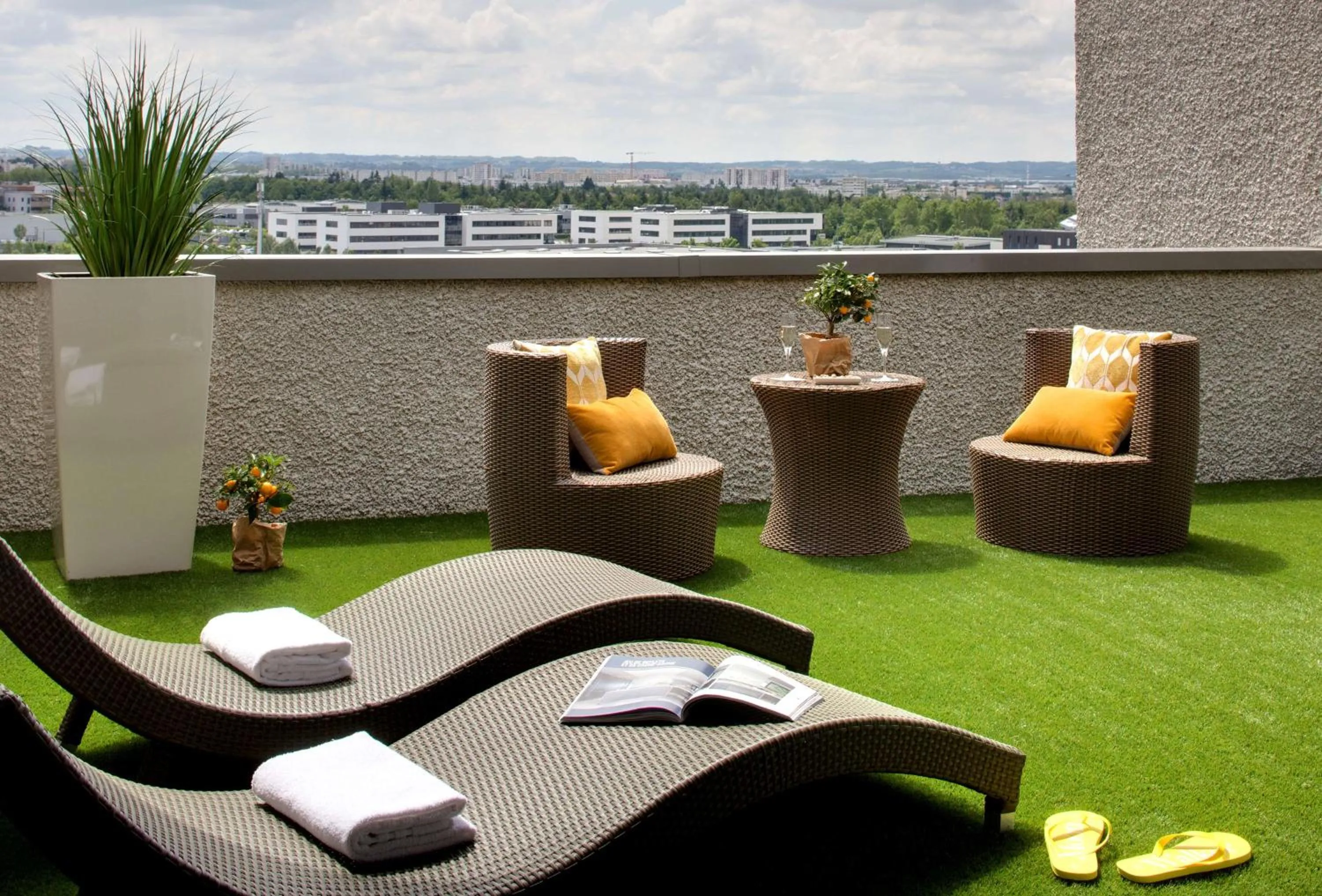 View (from property/room) in DoubleTree by Hilton Lyon Eurexpo