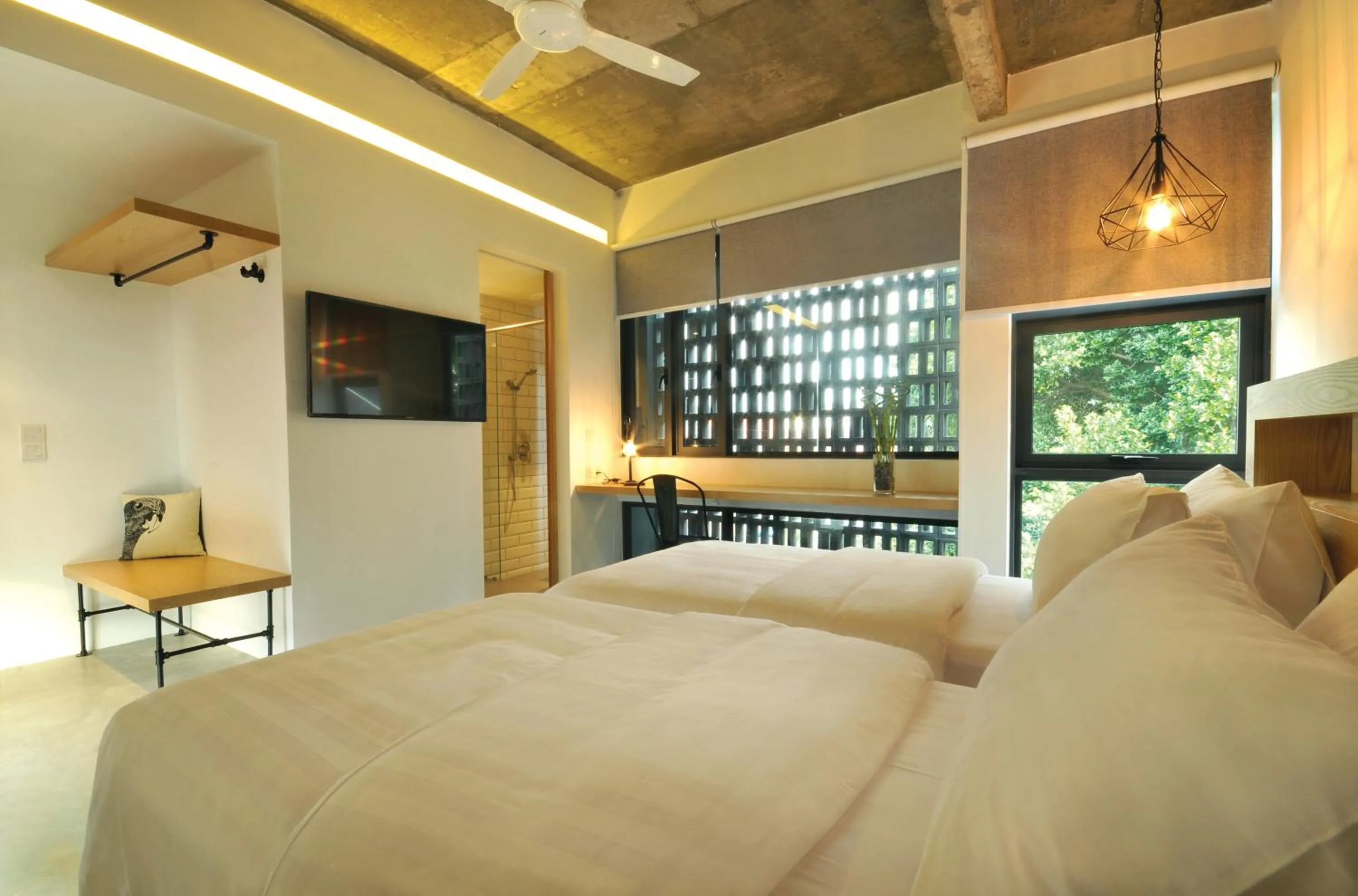 Bedroom, Bed in The Nest House