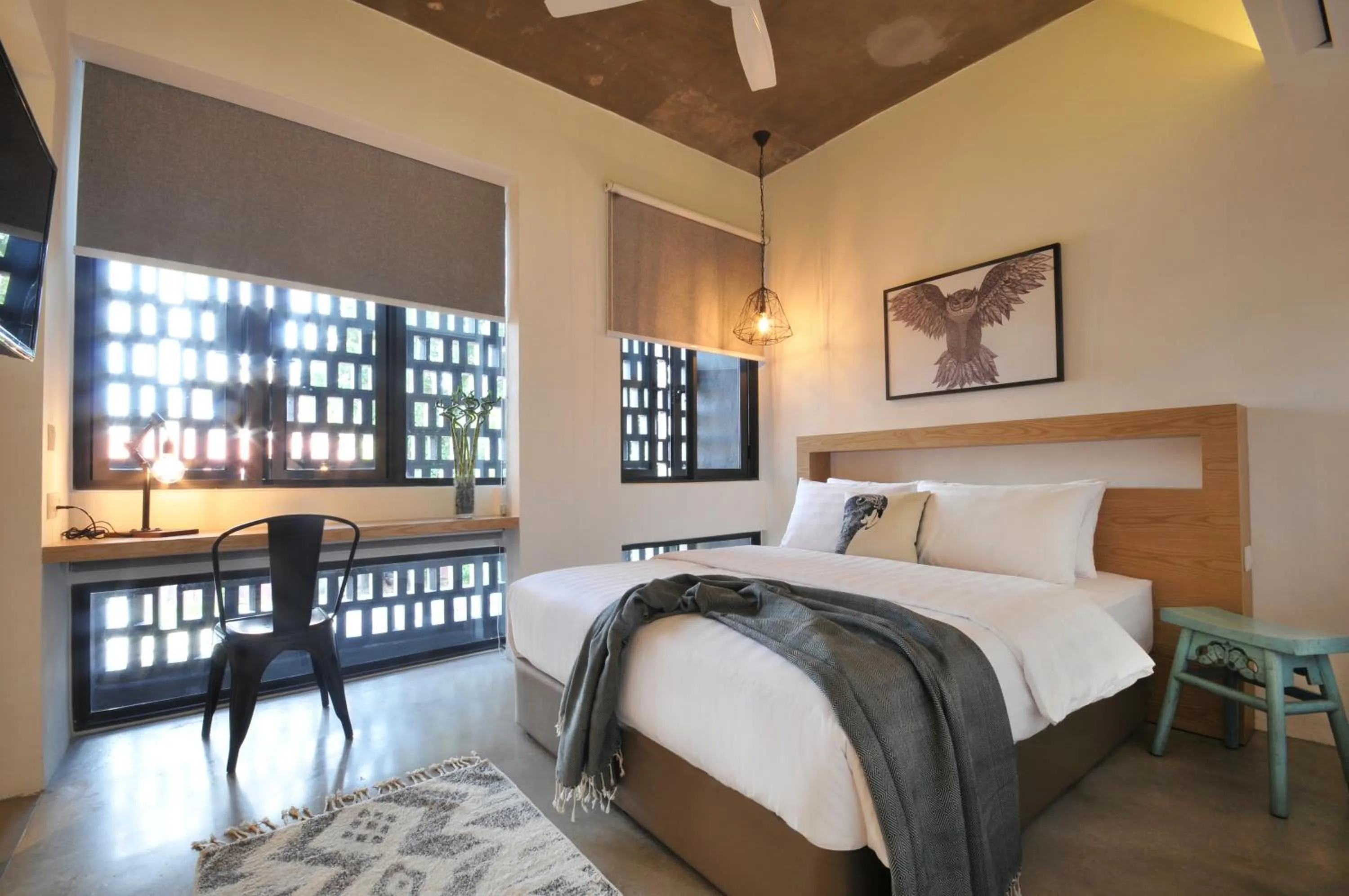 Bedroom, Bed in The Nest House