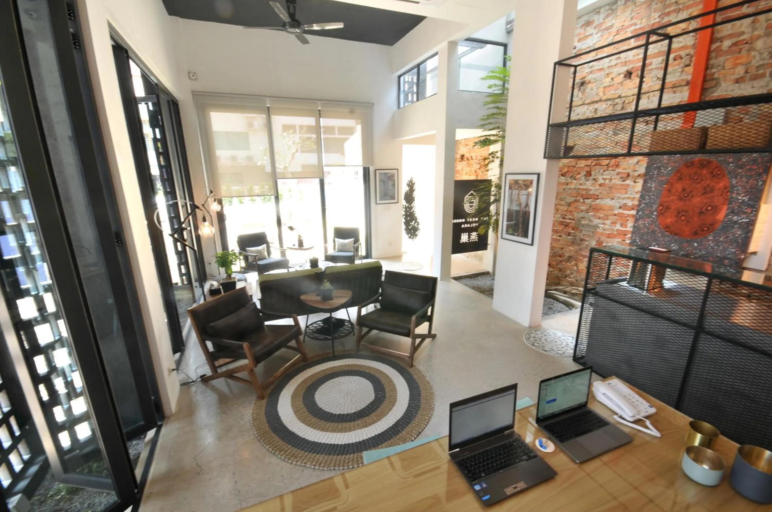 Living room in The Nest House