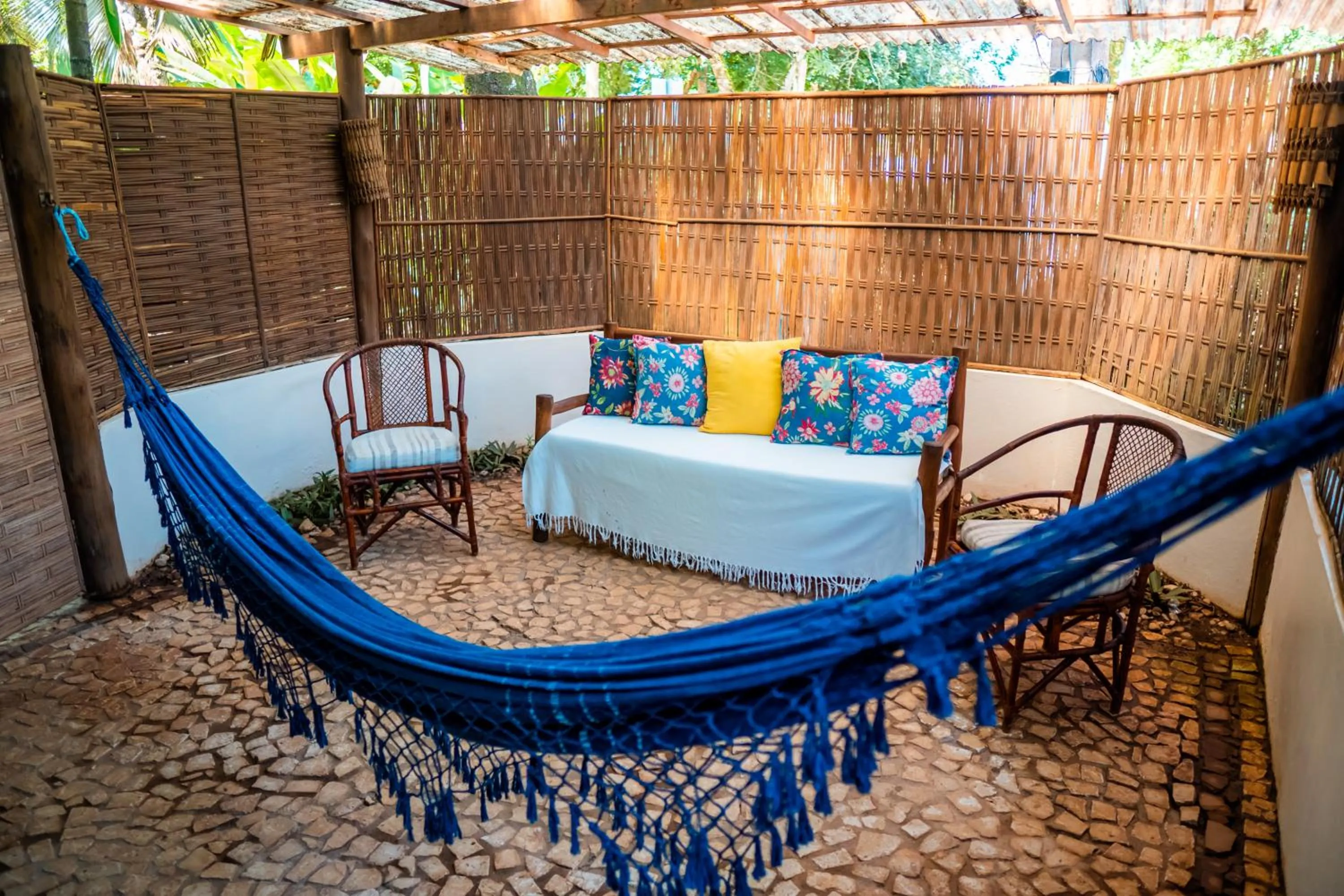 Patio in Pousada Bambu