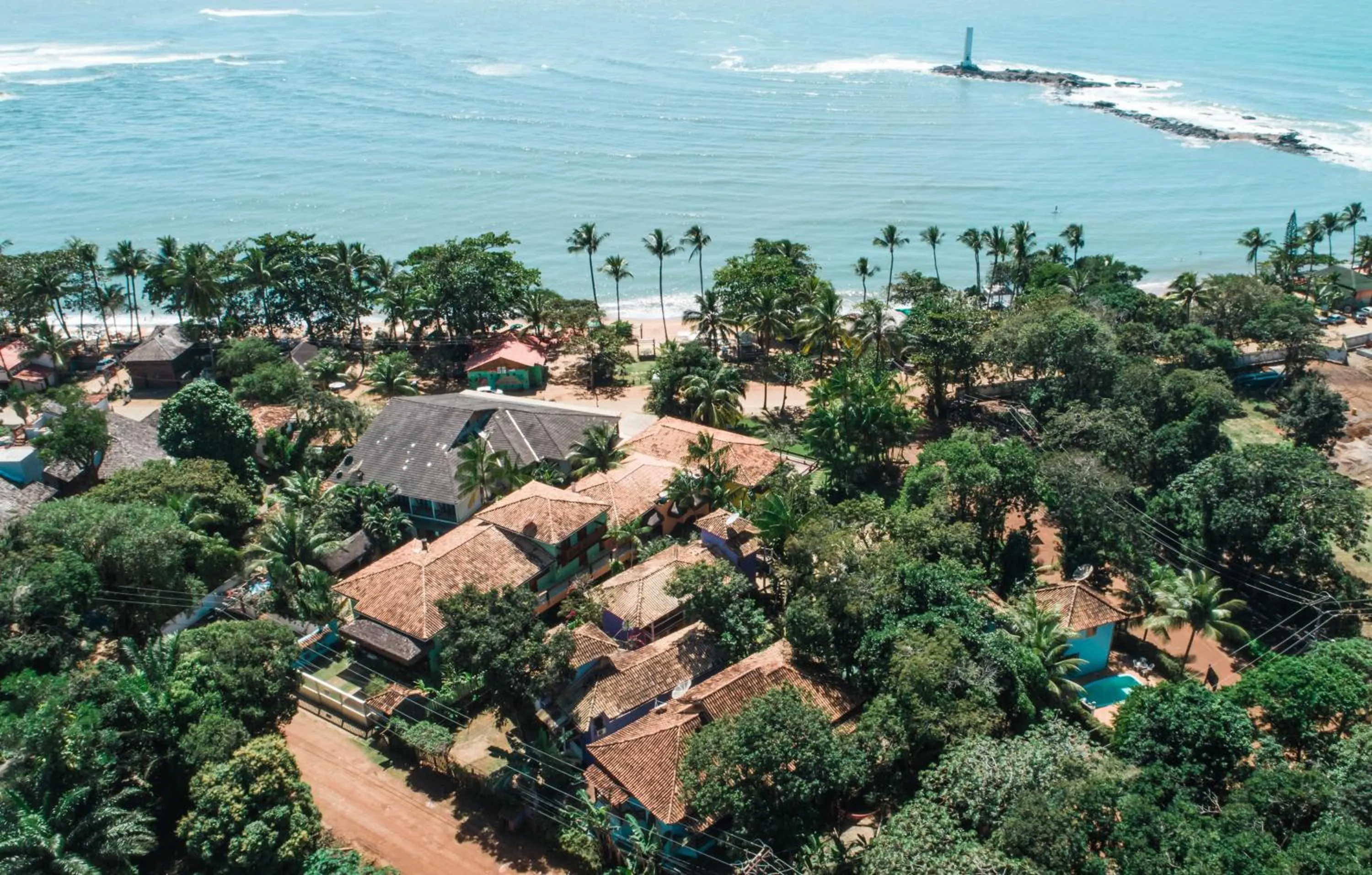 Bird's eye view in Pousada Bambu
