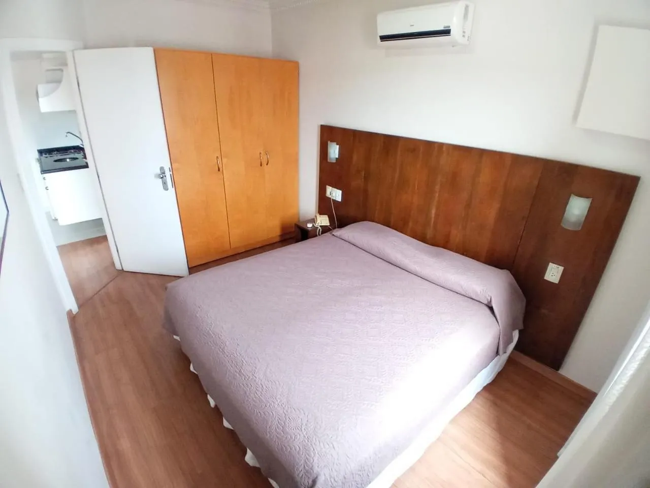 Bed in Guará Inn Flat Service
