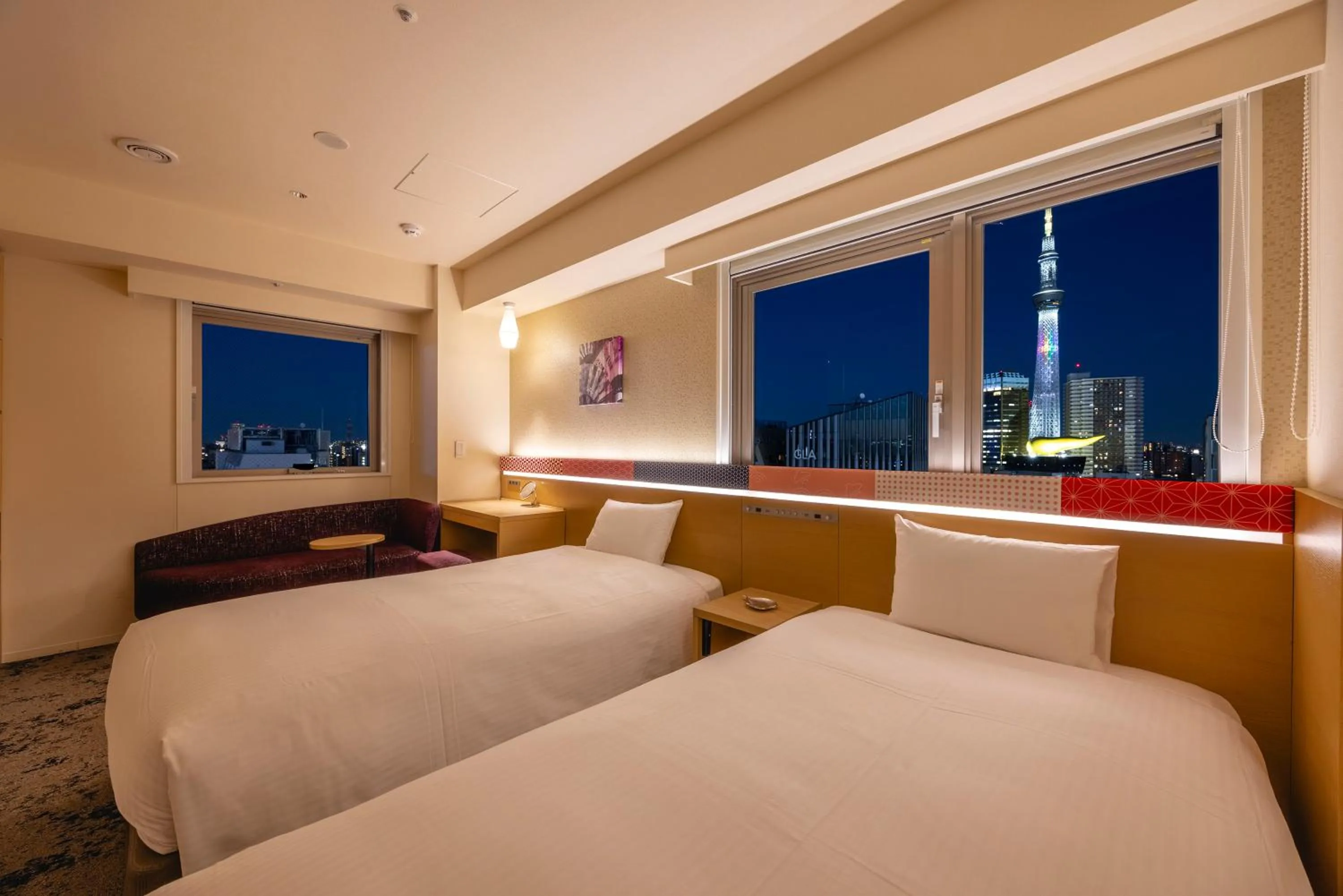 Bed in Hotel Gracery Asakusa