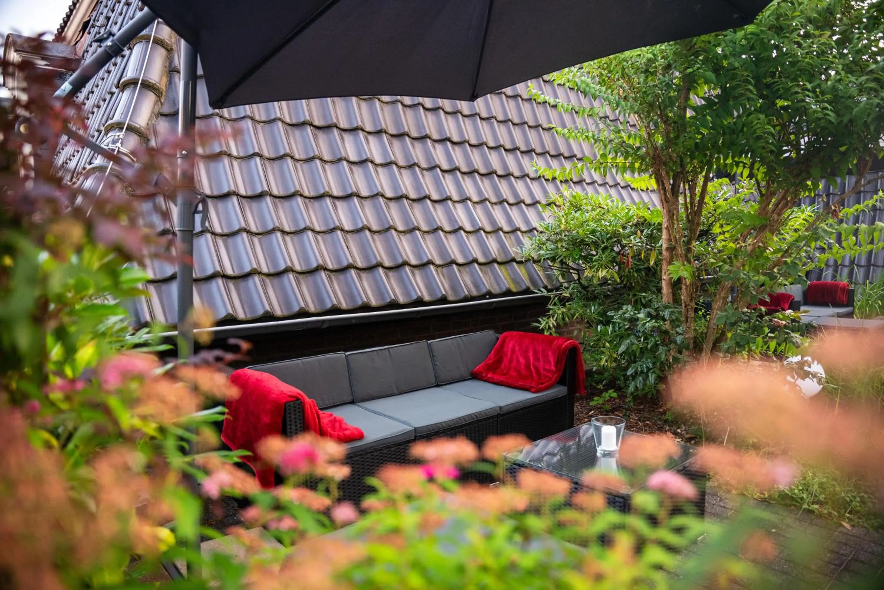 Patio in Hotel am Stadtpark