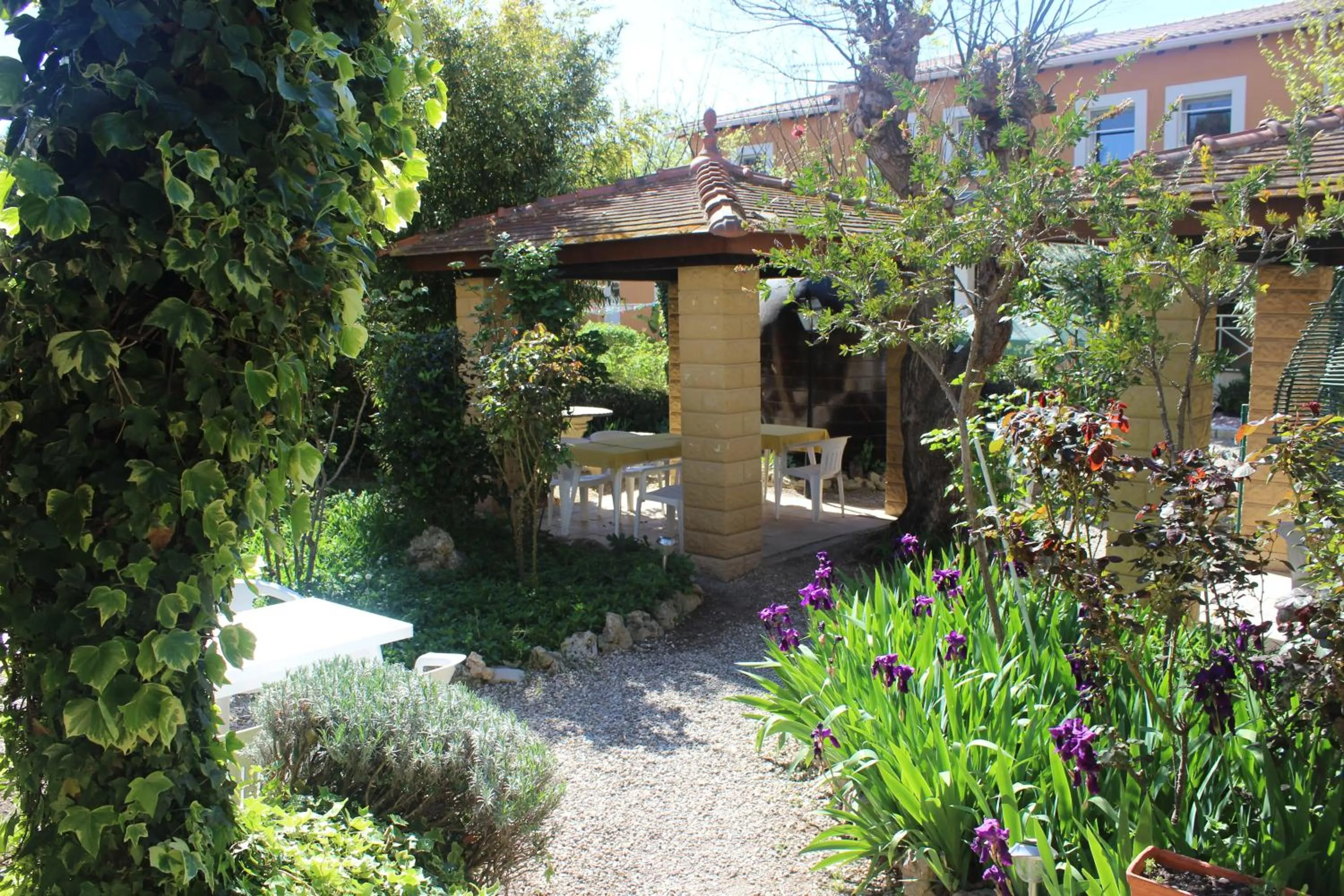 Garden in Hotel restaurant MARTINEZ