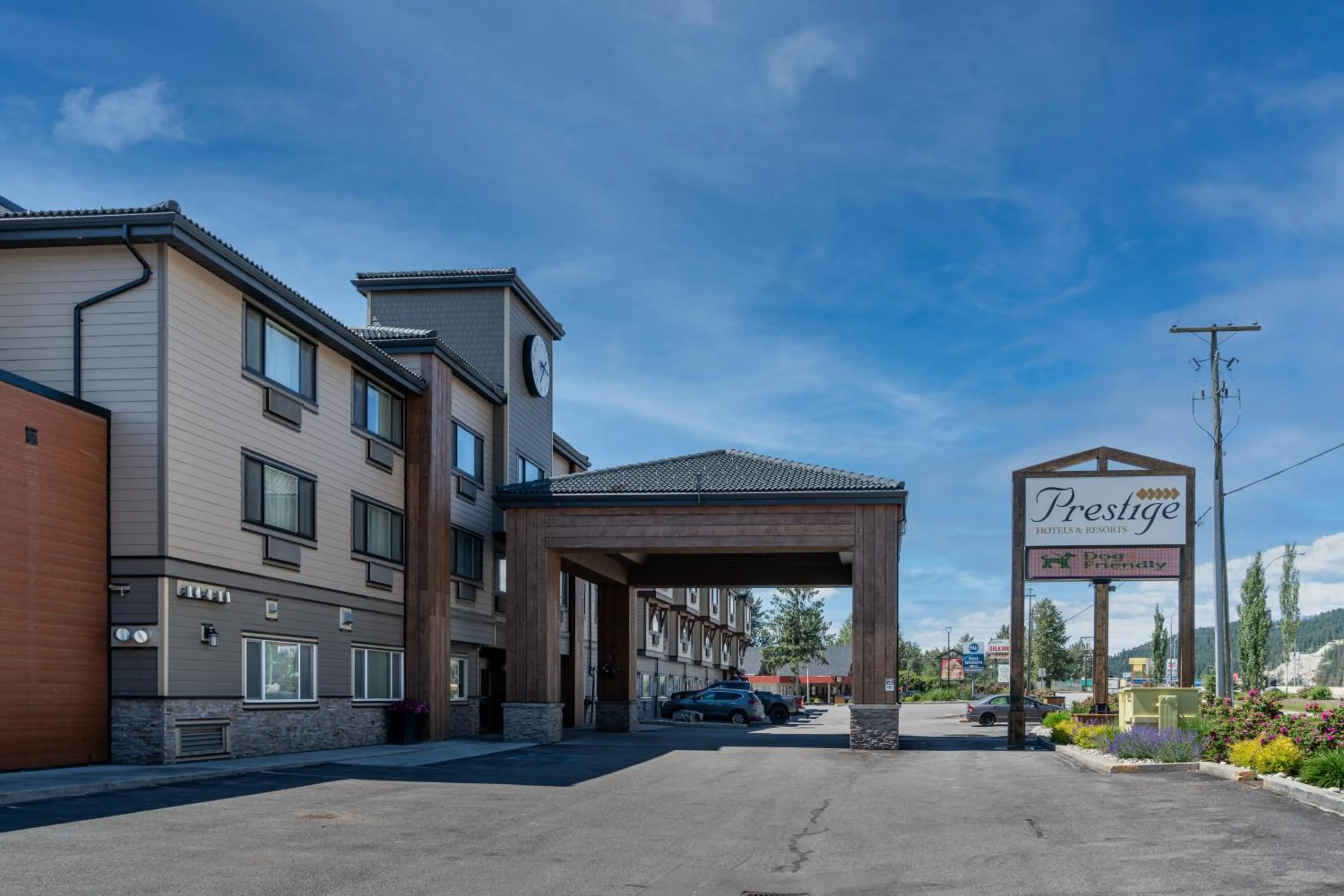 Property building in Prestige Inn Golden