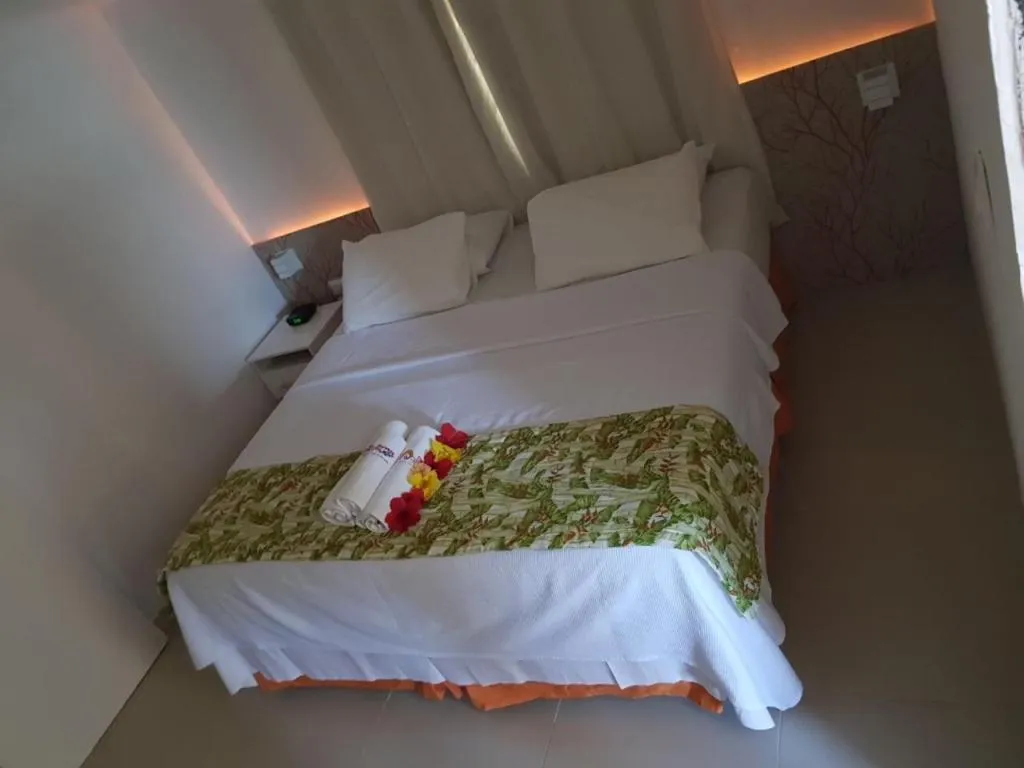 Bed in Pousada Del Mares