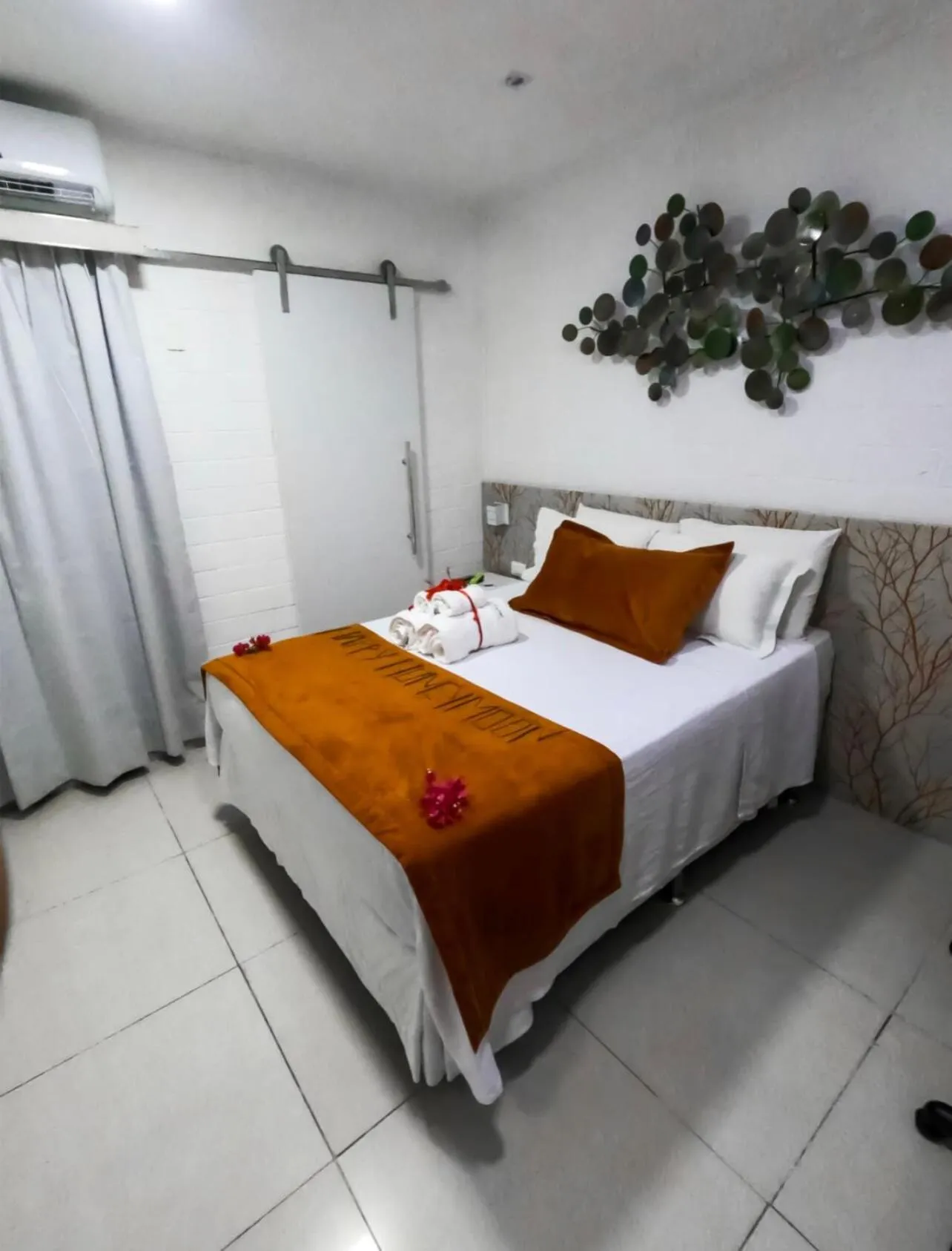 Bed in Pousada Del Mares