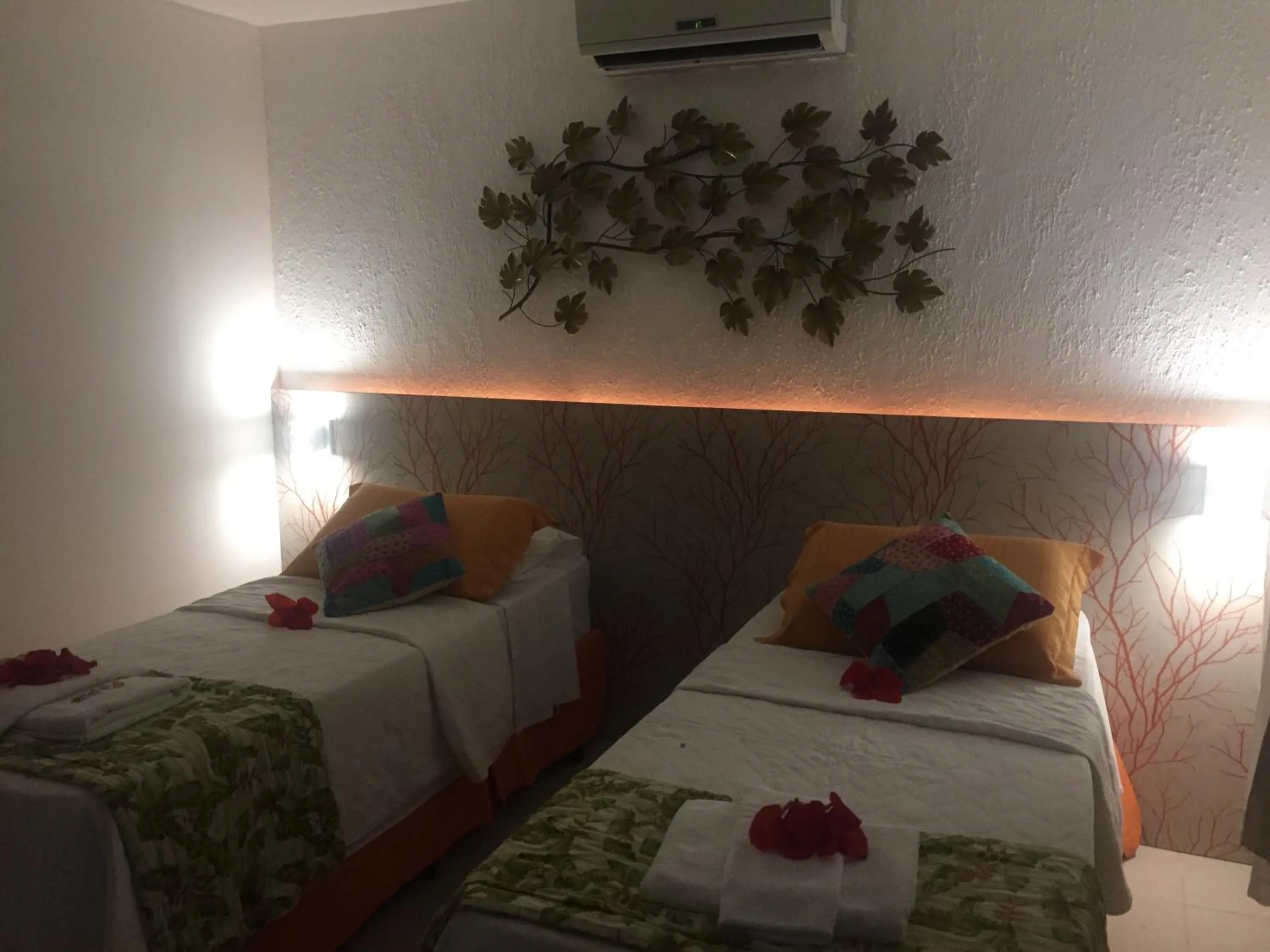 Bed in Pousada Del Mares