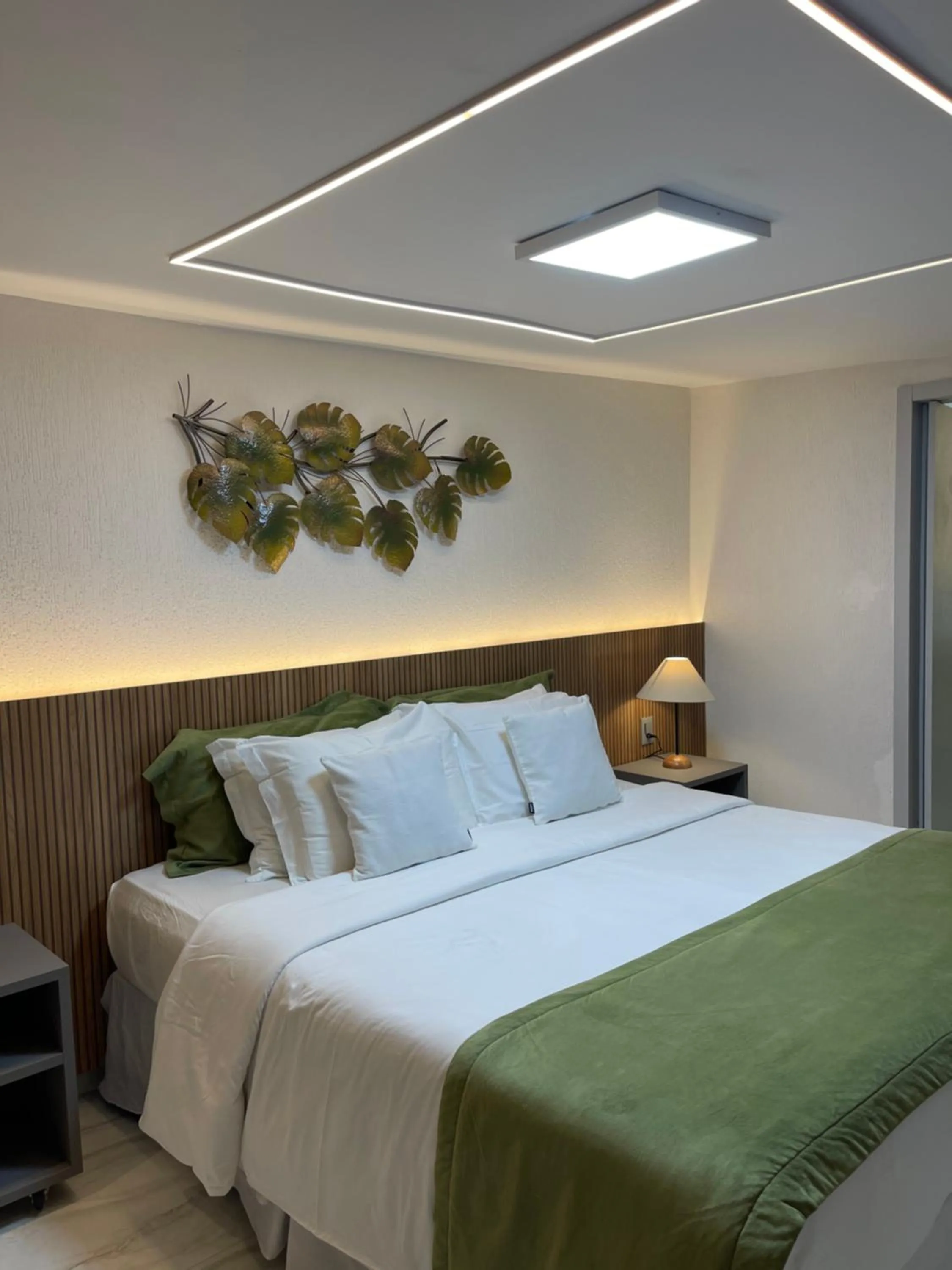 Bed in Pousada Del Mares